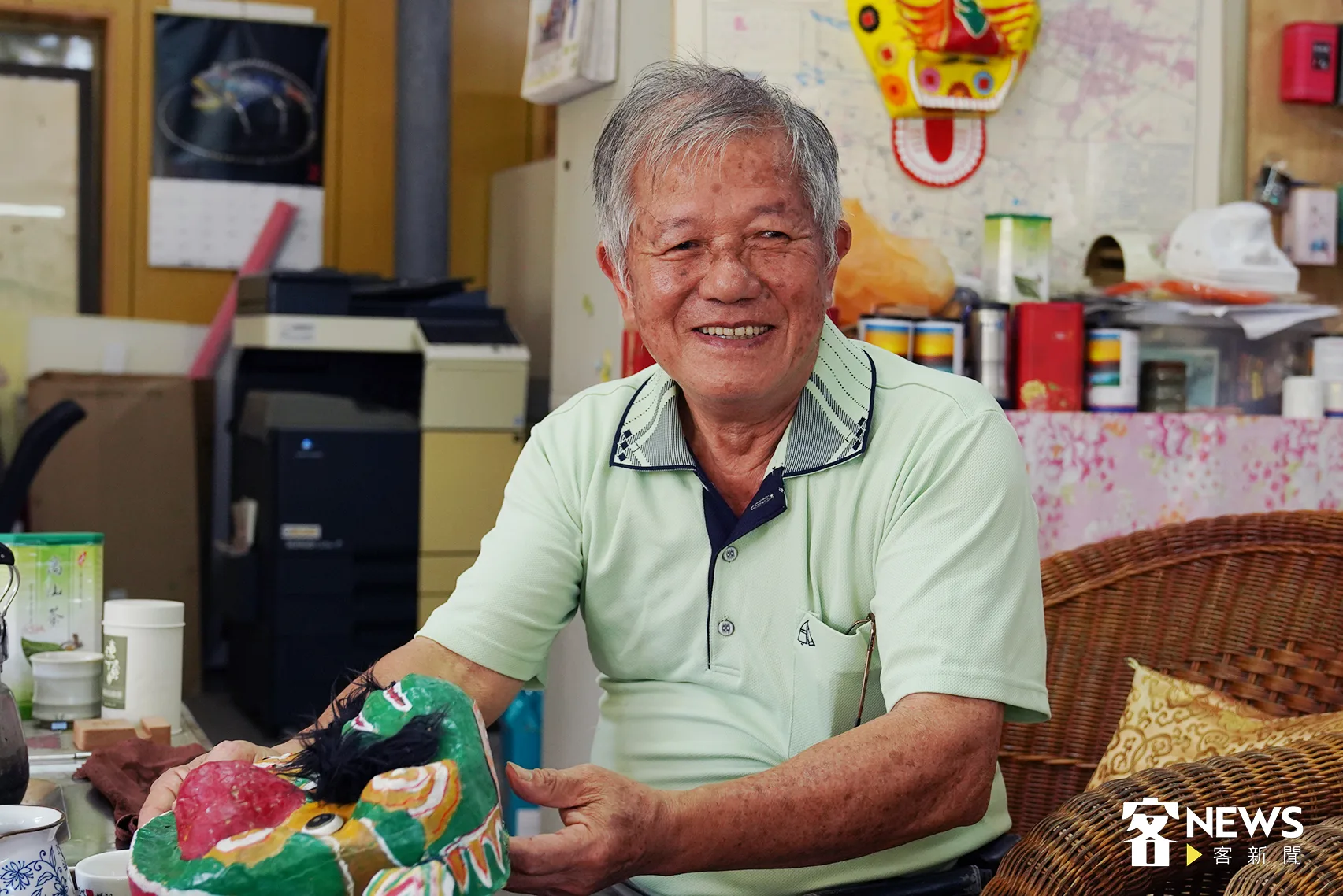 雲林縣崙背鄉貓兒干文史協會理事長／詔安客家文化館館長楊永雄。張凱清攝
