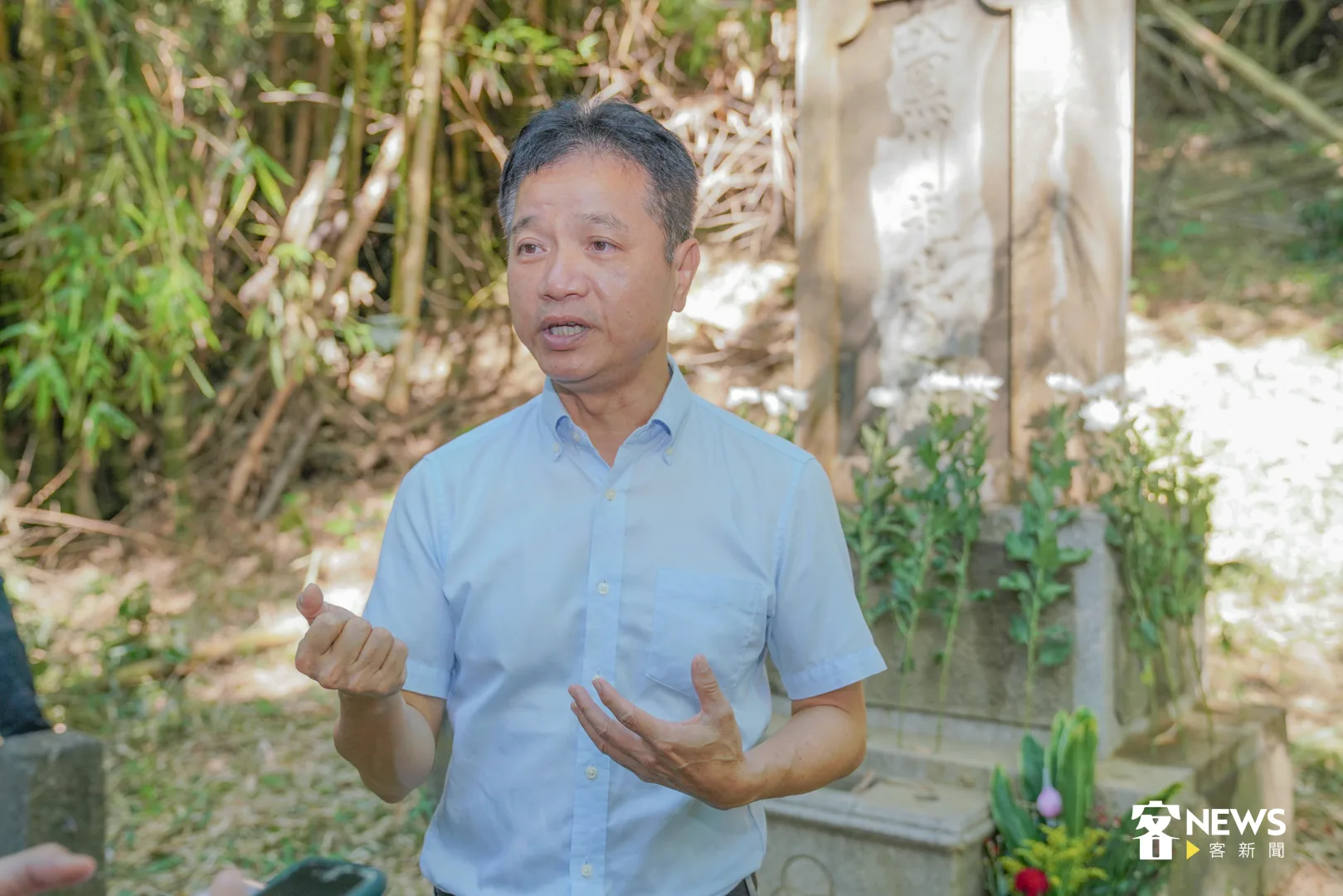龍肚國小主任黃鴻松，資料照。洪俊傑攝