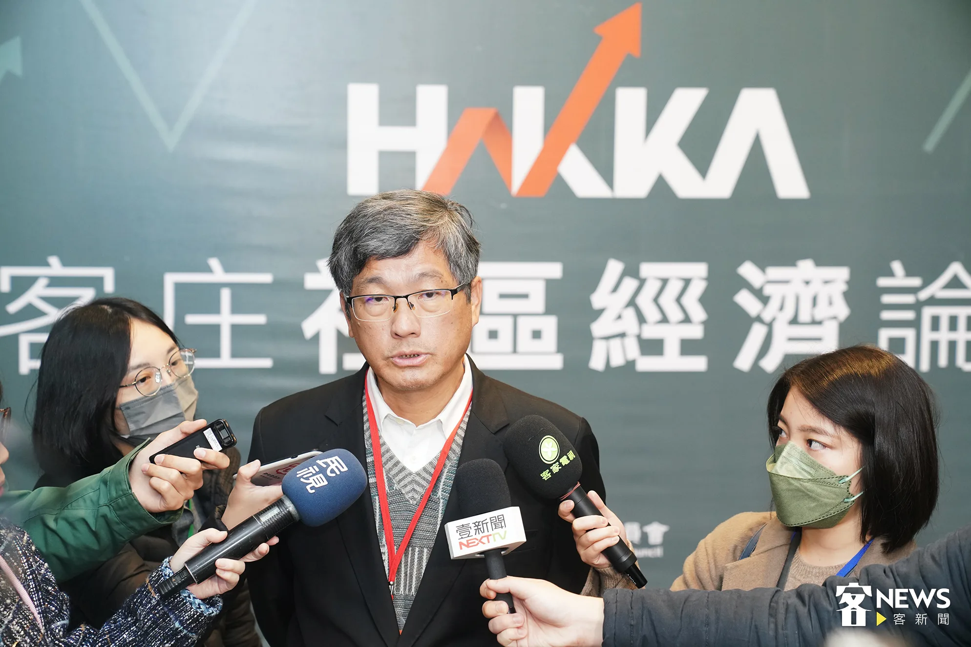 楊長鎮指出,客庄社區經濟政策是客家政策的重要組成部分。張凱清攝