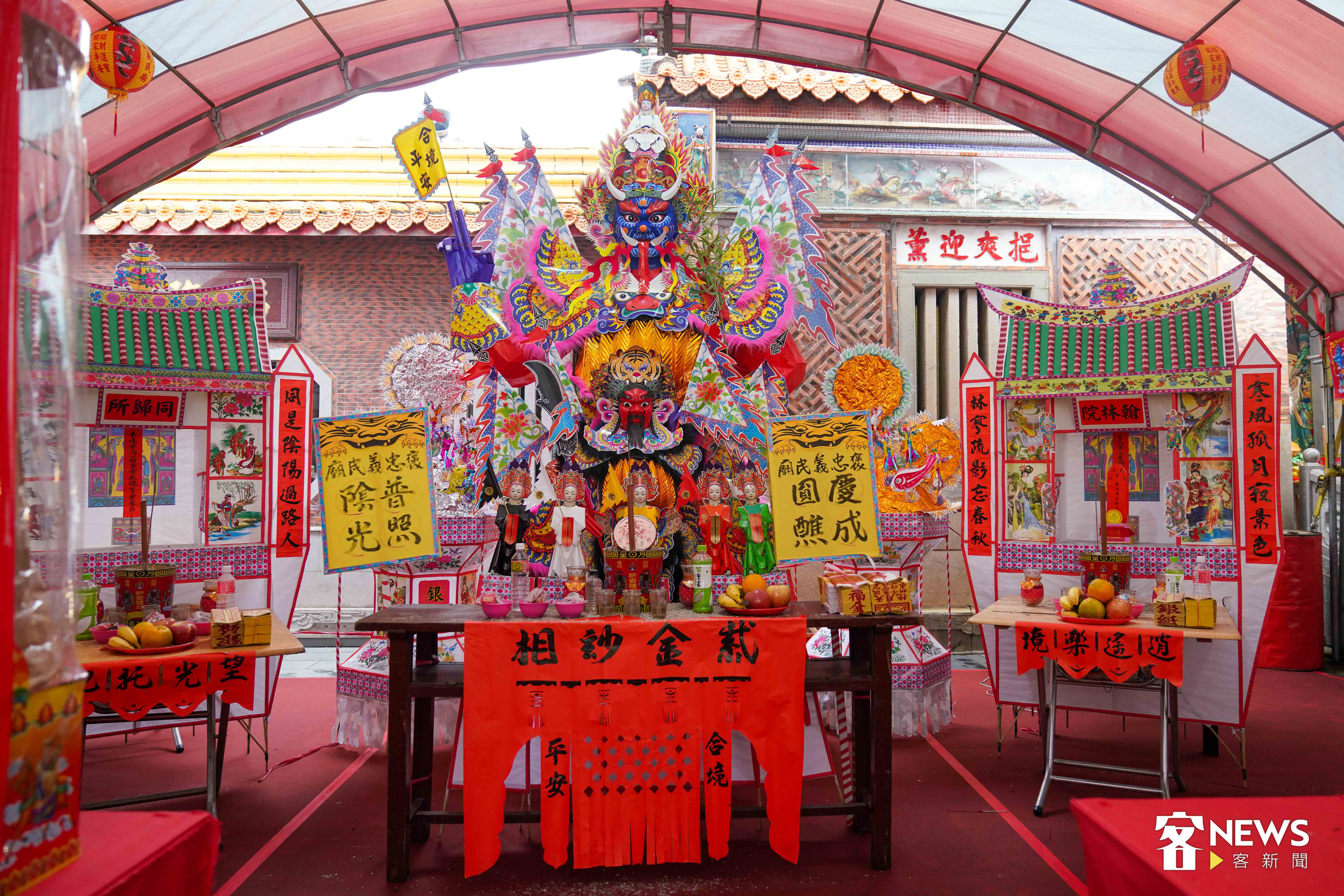 圓醮大典的大士爺。李台源攝