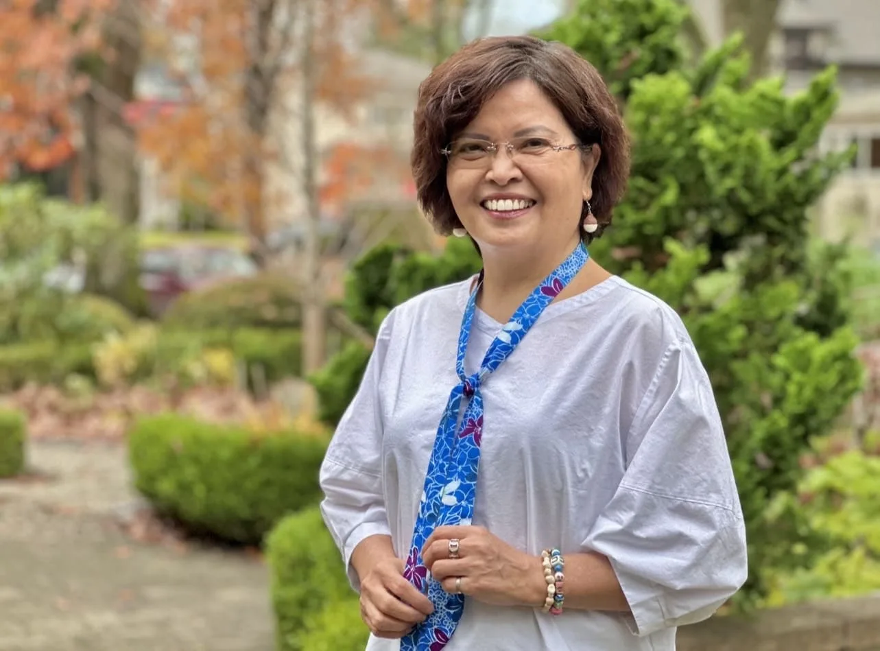 溫哥華台灣客家會會長林瑞英熱心僑務,積極推動國際交流,去年底獲客委會頒發客家事務專業三等獎章。林瑞英提供