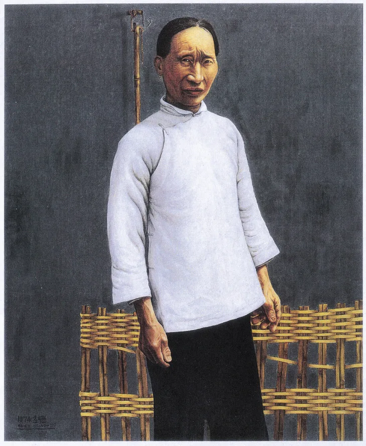 《我的母親》，謝孝德於1974年自歐美遊學回台所畫，因謝孝德去羅浮宮看到許多經典的古典油畫，感觸非常深，因此以細膩的筆法描繪自己客家母親，這張畫目前仍掛在謝宇威的台北住的家裡。謝宇威提供