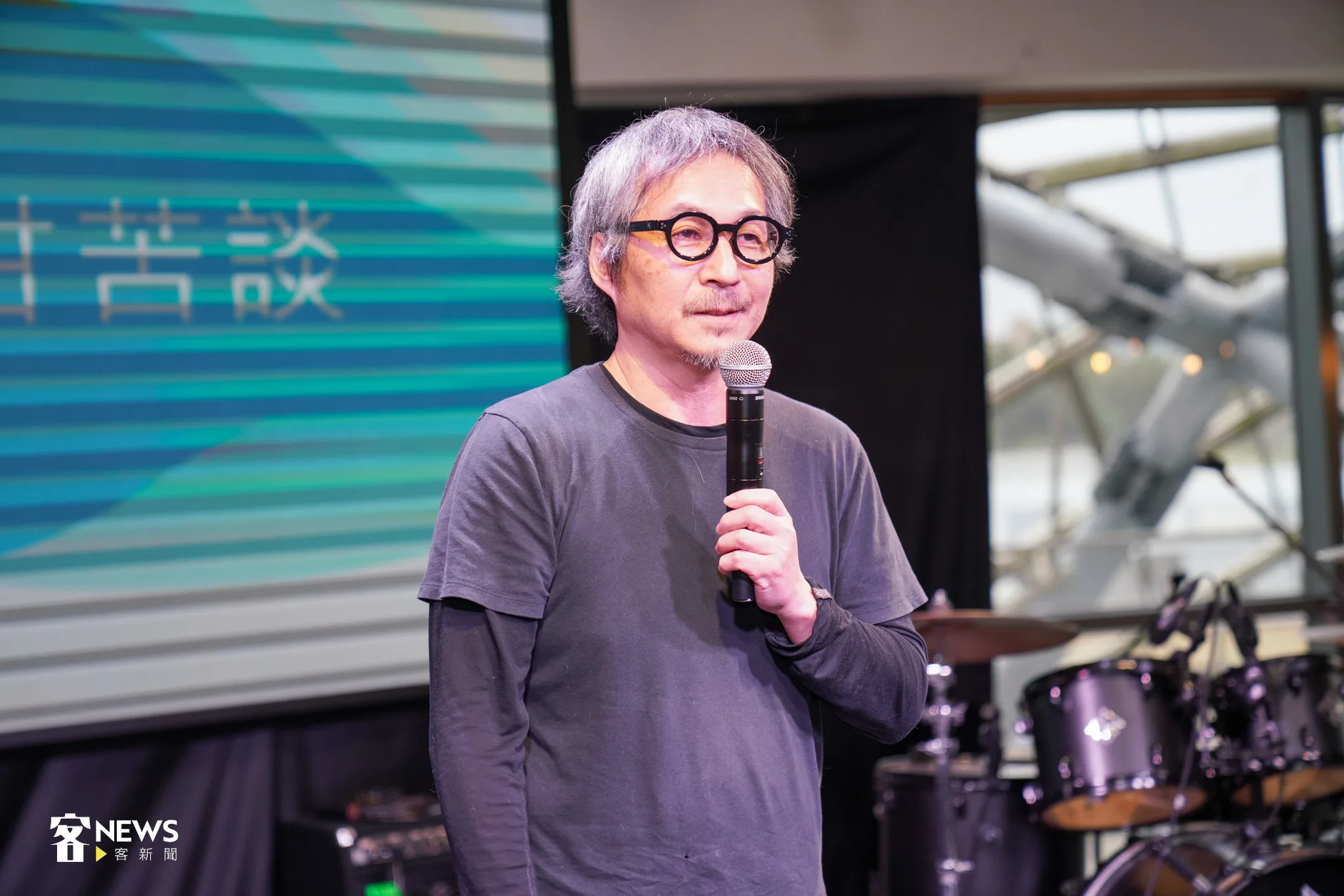 《靛花tien faˊ》總編輯李取中肯定並感謝客傳會在出版過程中的努力。宋佩遙攝