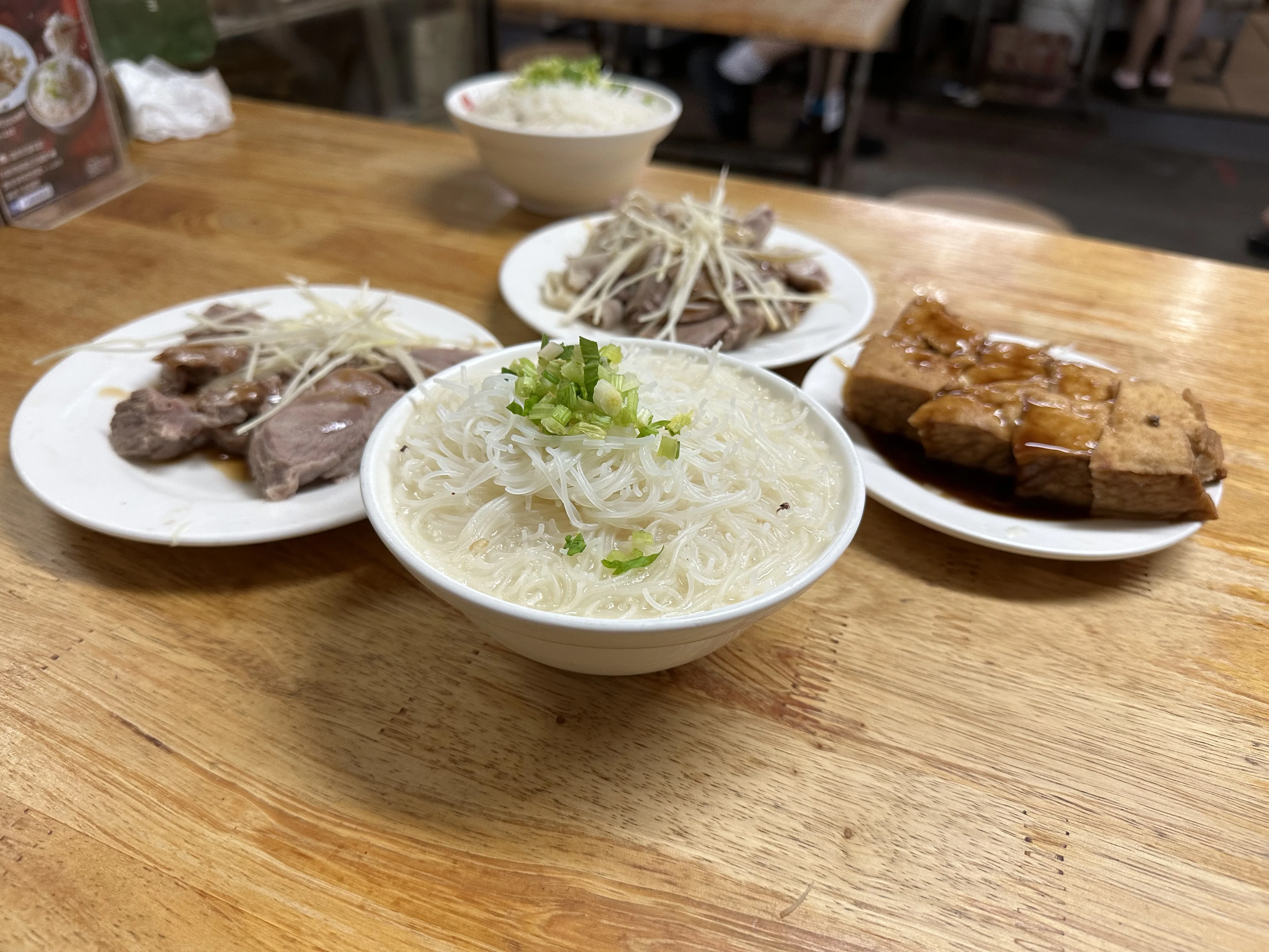 比較細一點的米粉是羅媽媽米粉湯的特色。蕭秀琴攝