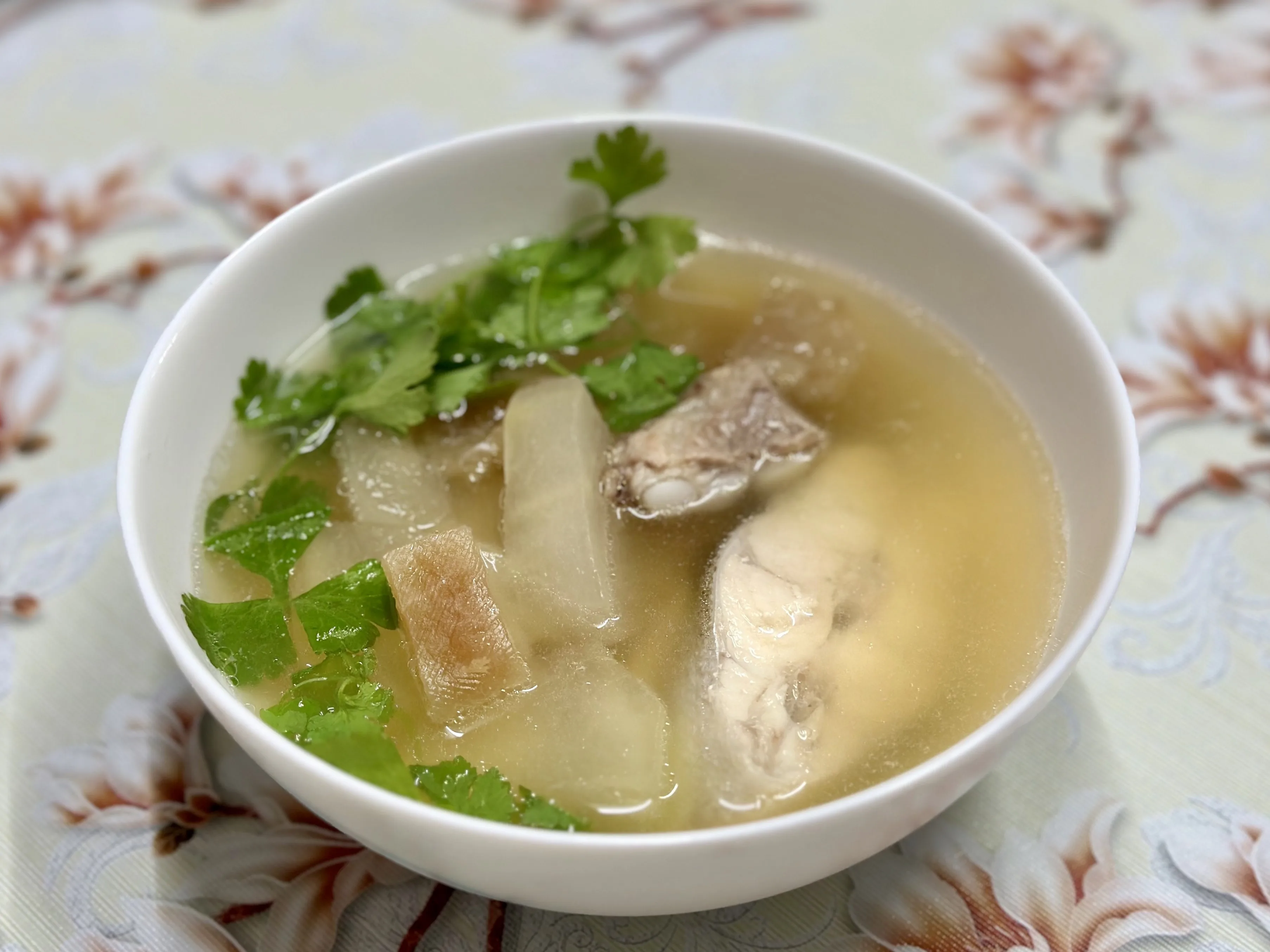 炆冬瓜魚湯也鮮美。蕭秀琴攝