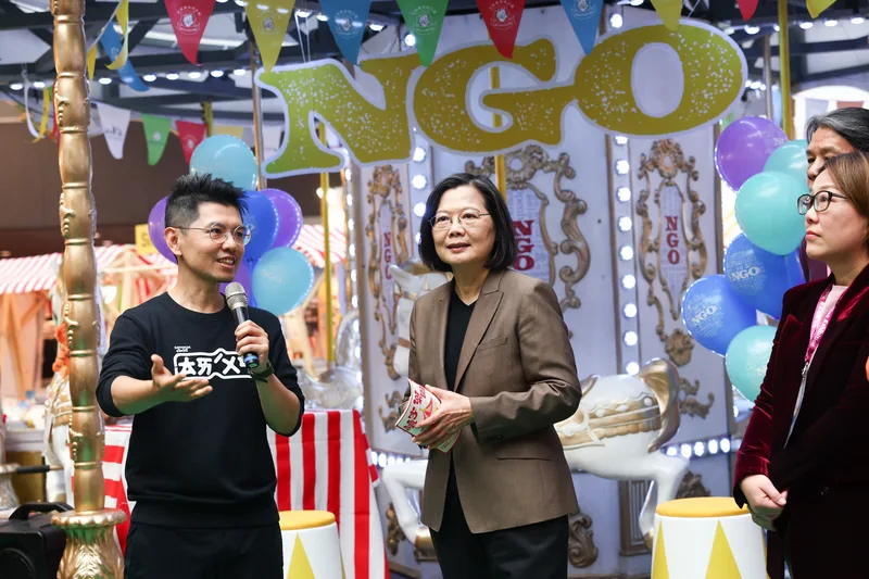 台北國際書展今開幕　蔡英文：一起逛書展用閱讀造浪