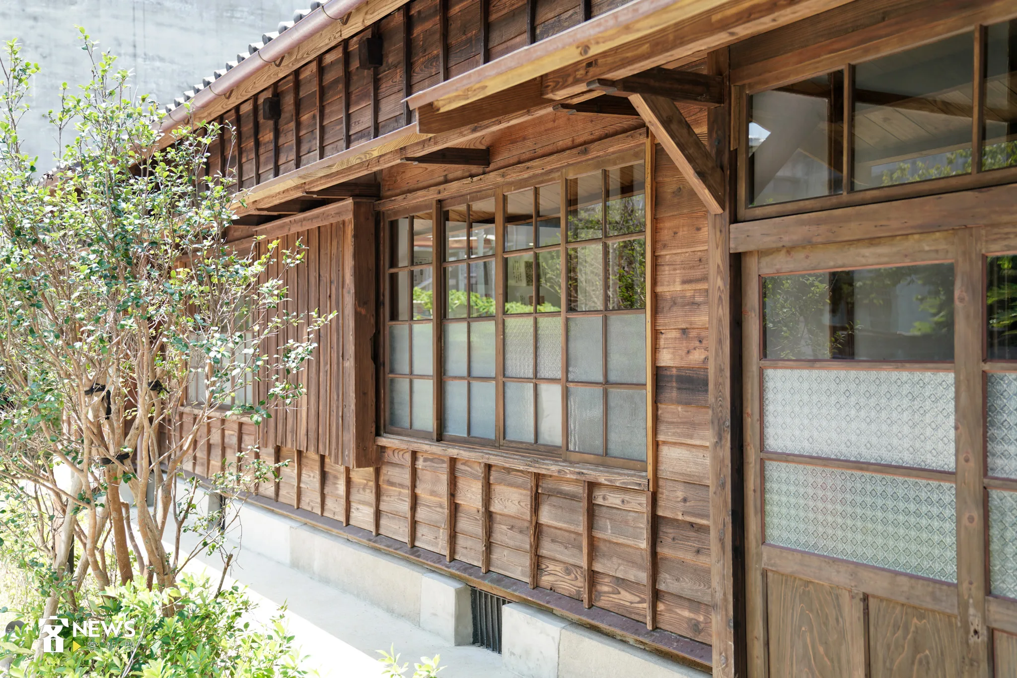龍瑛宗文學館前身為北埔公學校（北埔國小前身）日式宿舍。客新聞