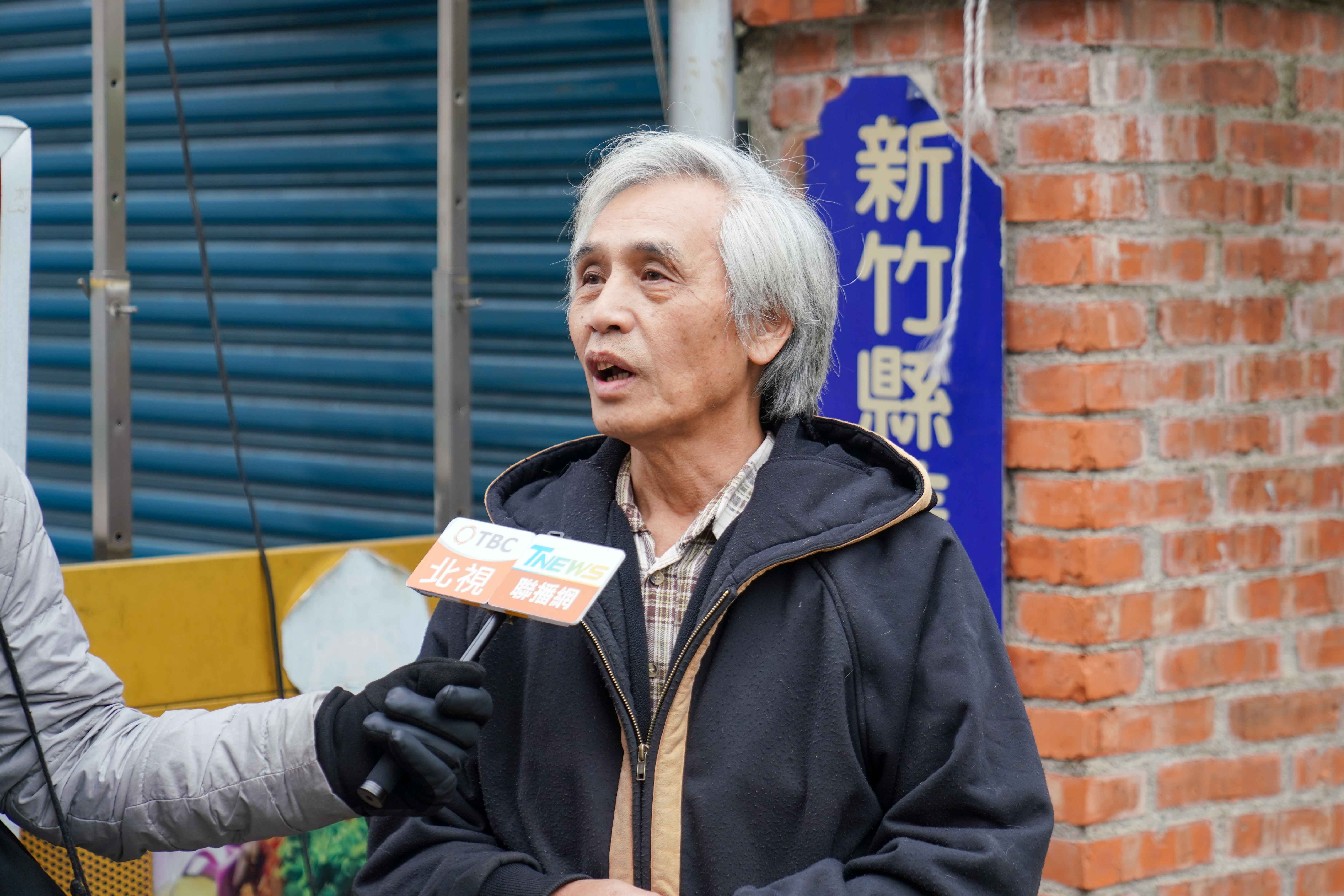 申請登錄新姜天水堂為文資的持有人姜逸浩於審議會前受訪時，對於老屋登錄文資審議抱持樂觀態度。李台源攝