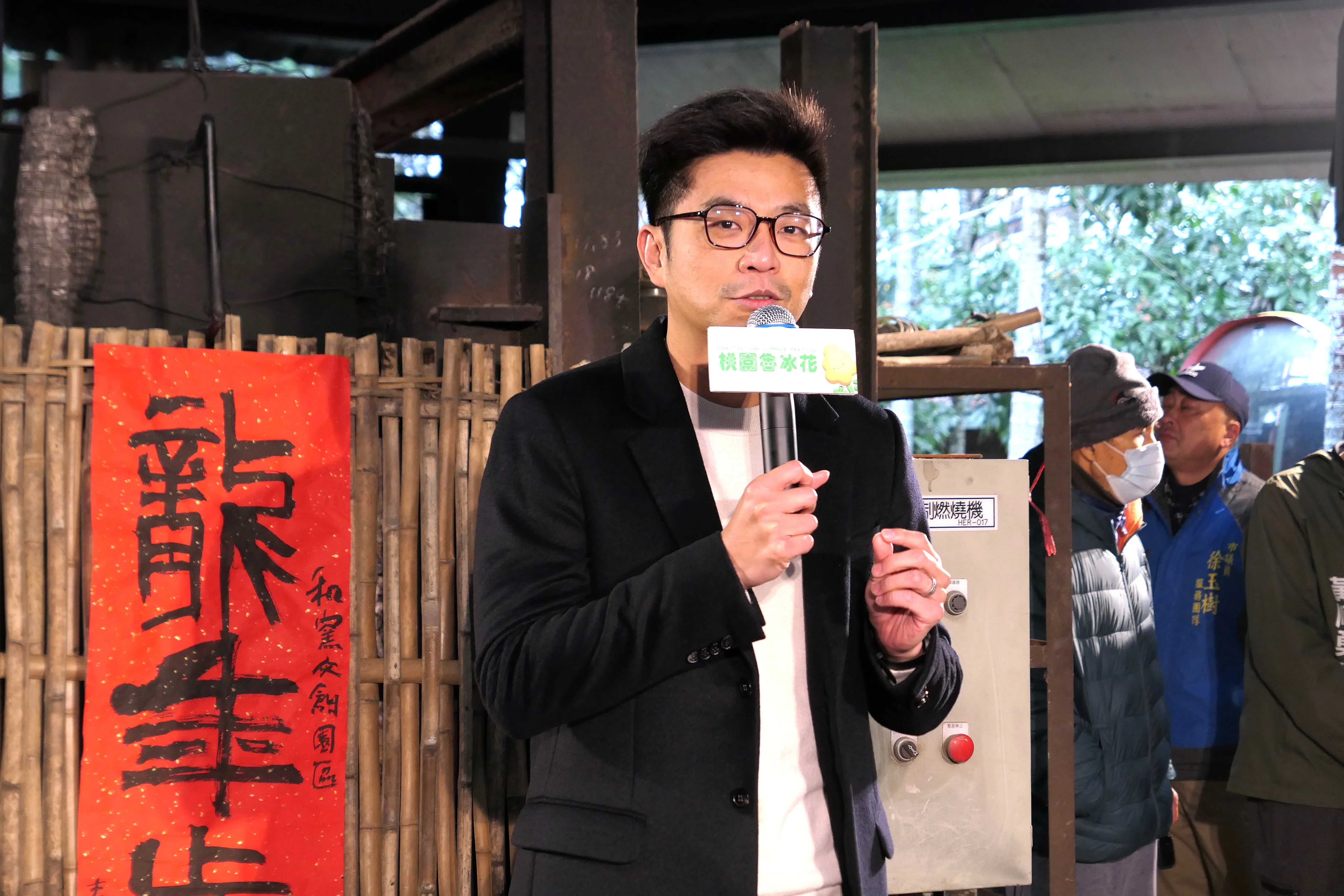 客委會副主委周江杰致詞。
