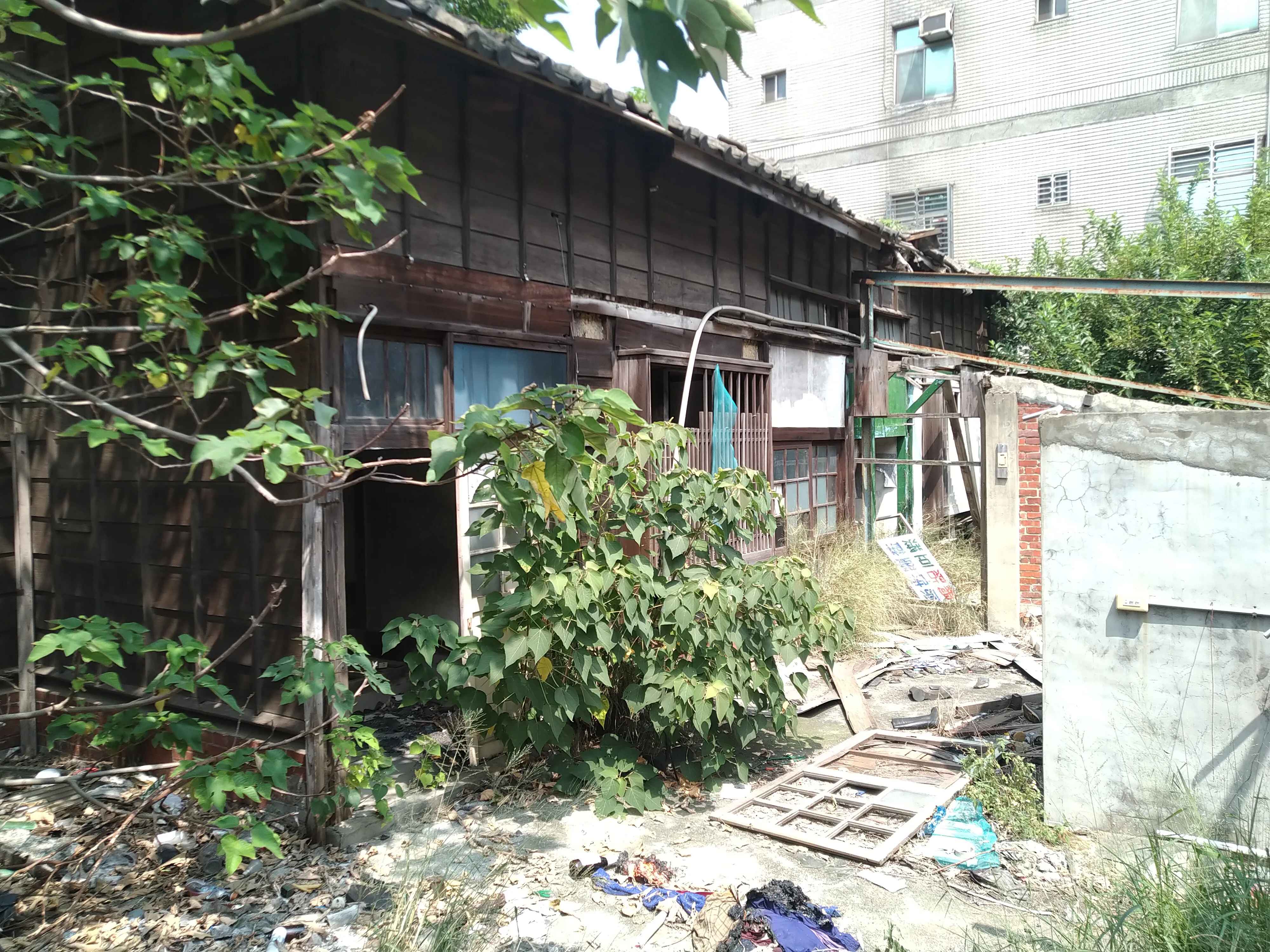 湖口日式站長宿舍外觀。王湘仁攝