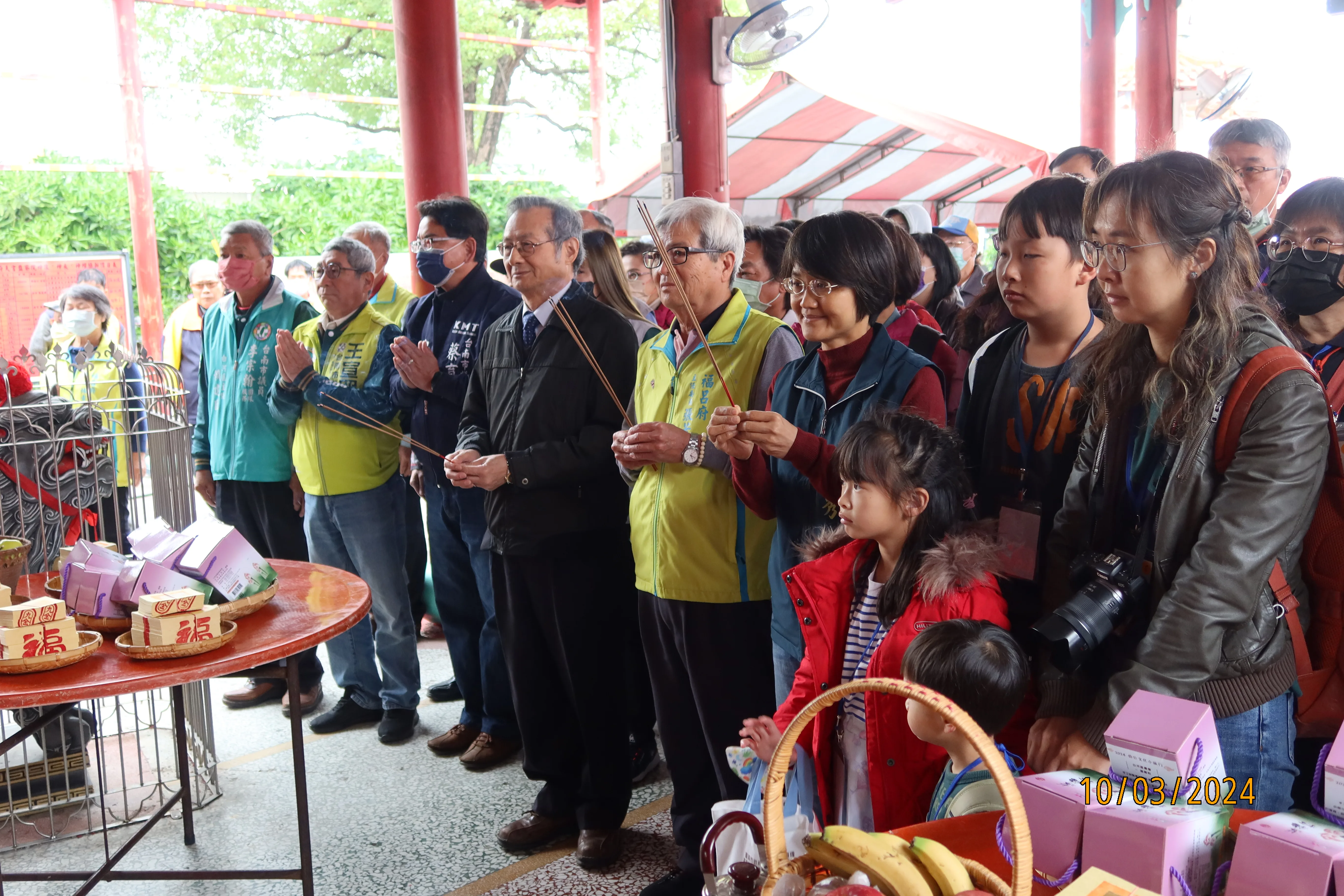 祭祀祈福活動。台南市客委會提供
