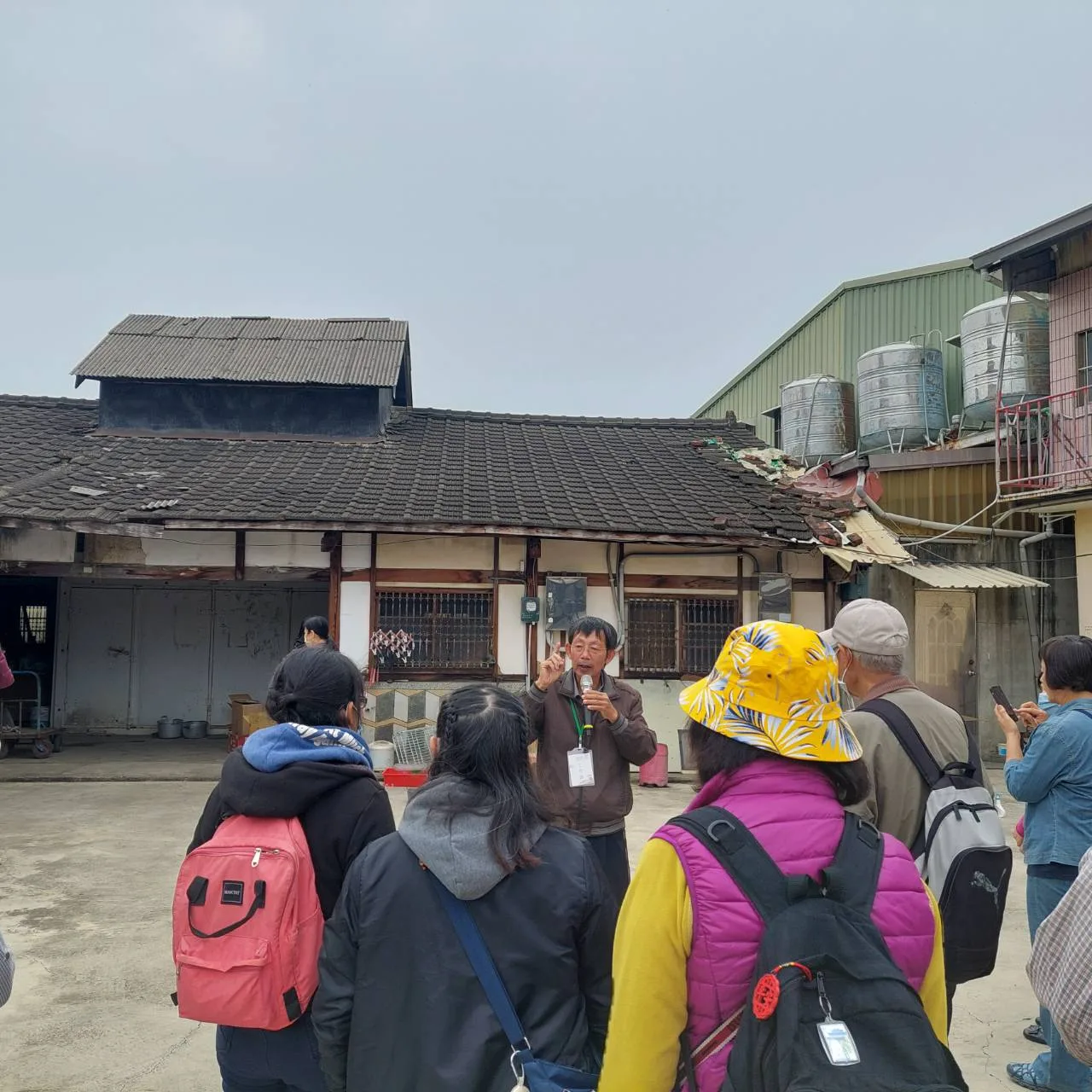 走讀活動參訪宋屋。台南市客委會提供
