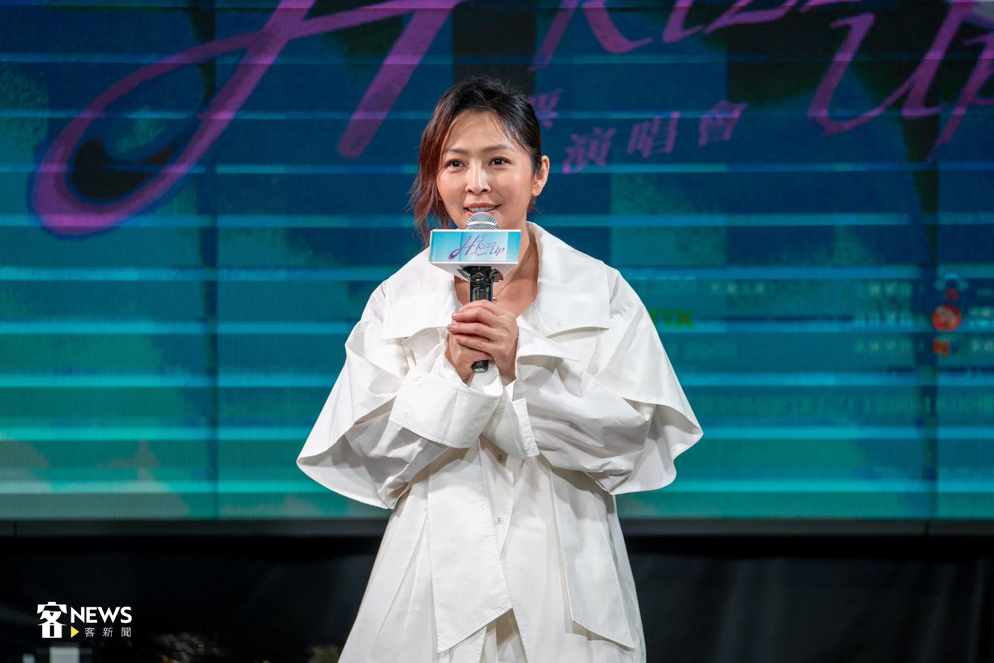 林曉培透露,他非常喜愛客語童謠,想趁這個機會尋找製作人來做客語童謠專輯。范修語攝