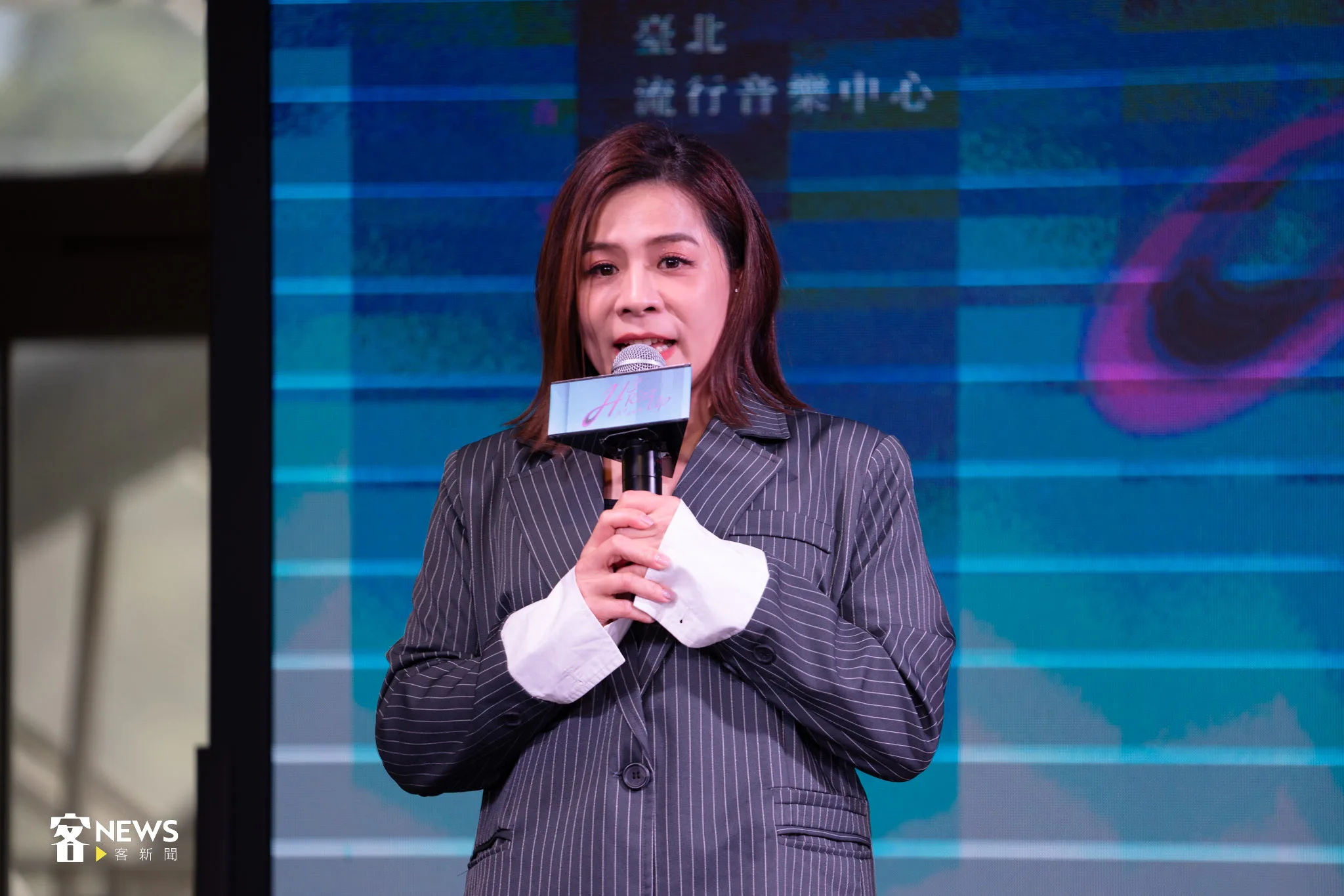 江美琪表示,音樂是最棒的語言,也是最棒的連結,讓大家瞭解客家文化、傳達客家文化。范修語攝