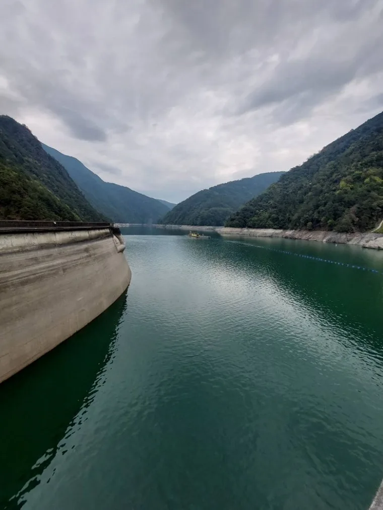 台中德基水庫水庫蓄水狀況。水利署提供
