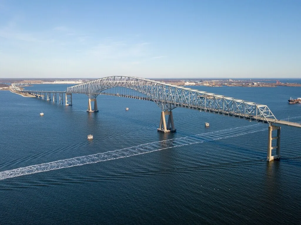 巴爾的摩市凱伊橋。（圖取自維基共享資源；作者Dharrah87，CC BY-SA 4.0）