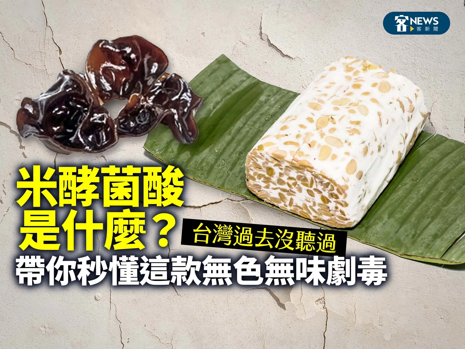 【懶人包】米酵菌酸是什麼？台灣過去沒聽過　帶你秒懂無色無味劇毒