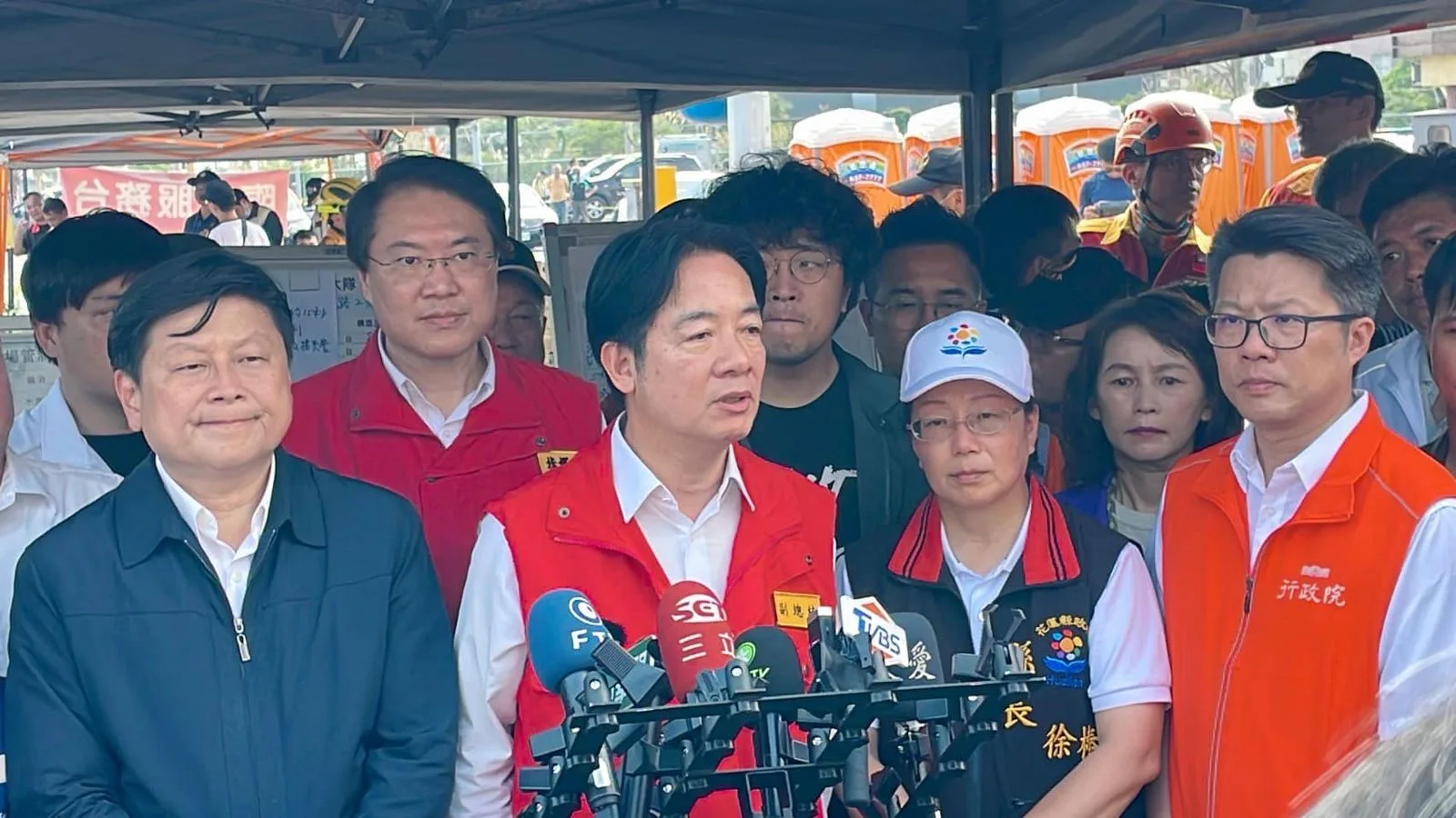 【花蓮強震撼全台】賴清德趕赴花蓮勘災「中央全力協助地方」　感謝日相岸田文雄慰問