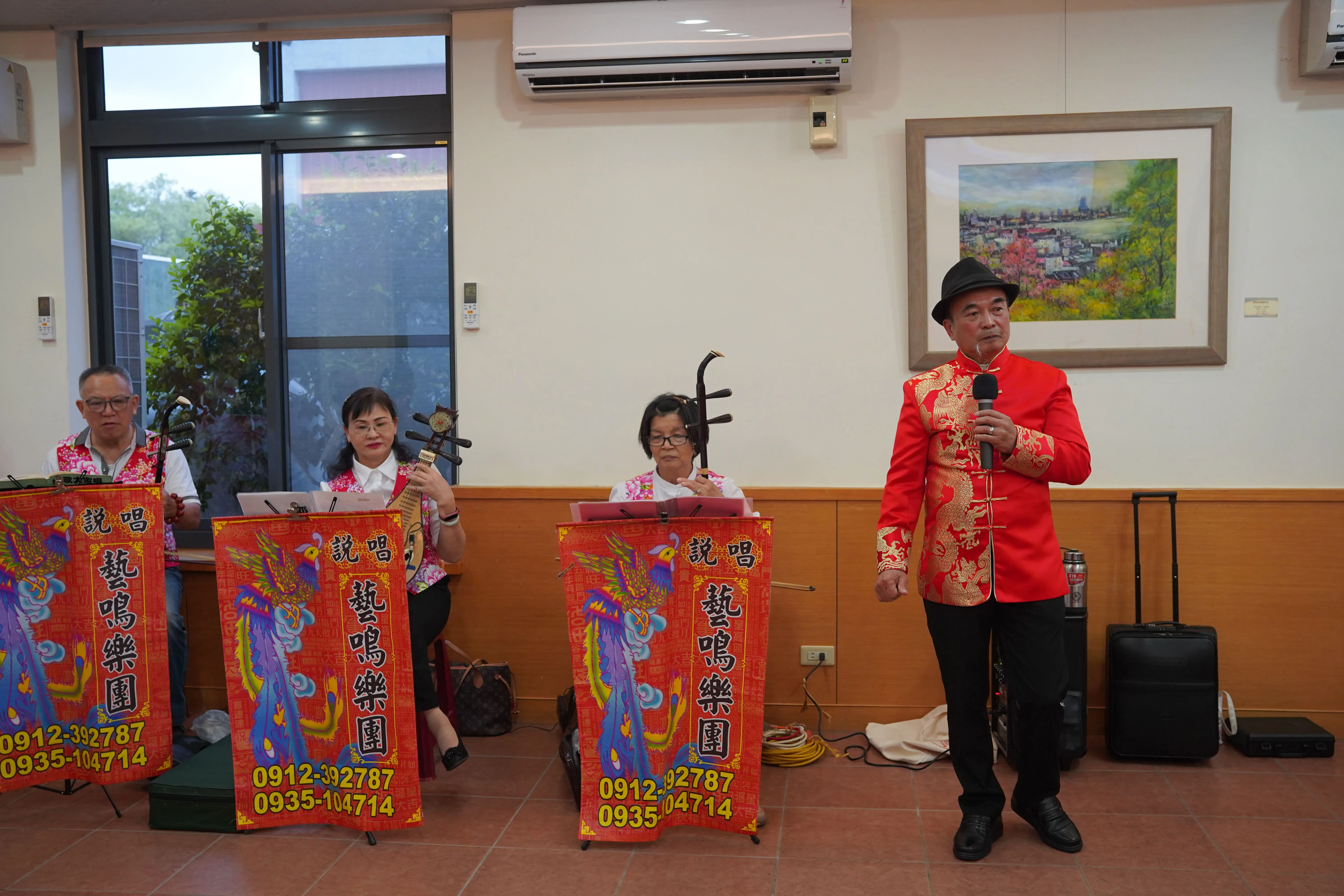 新竹縣政府安排山歌現場表演，讓馬來西亞交流團更加貼近台灣客家文化。新竹縣政府提供