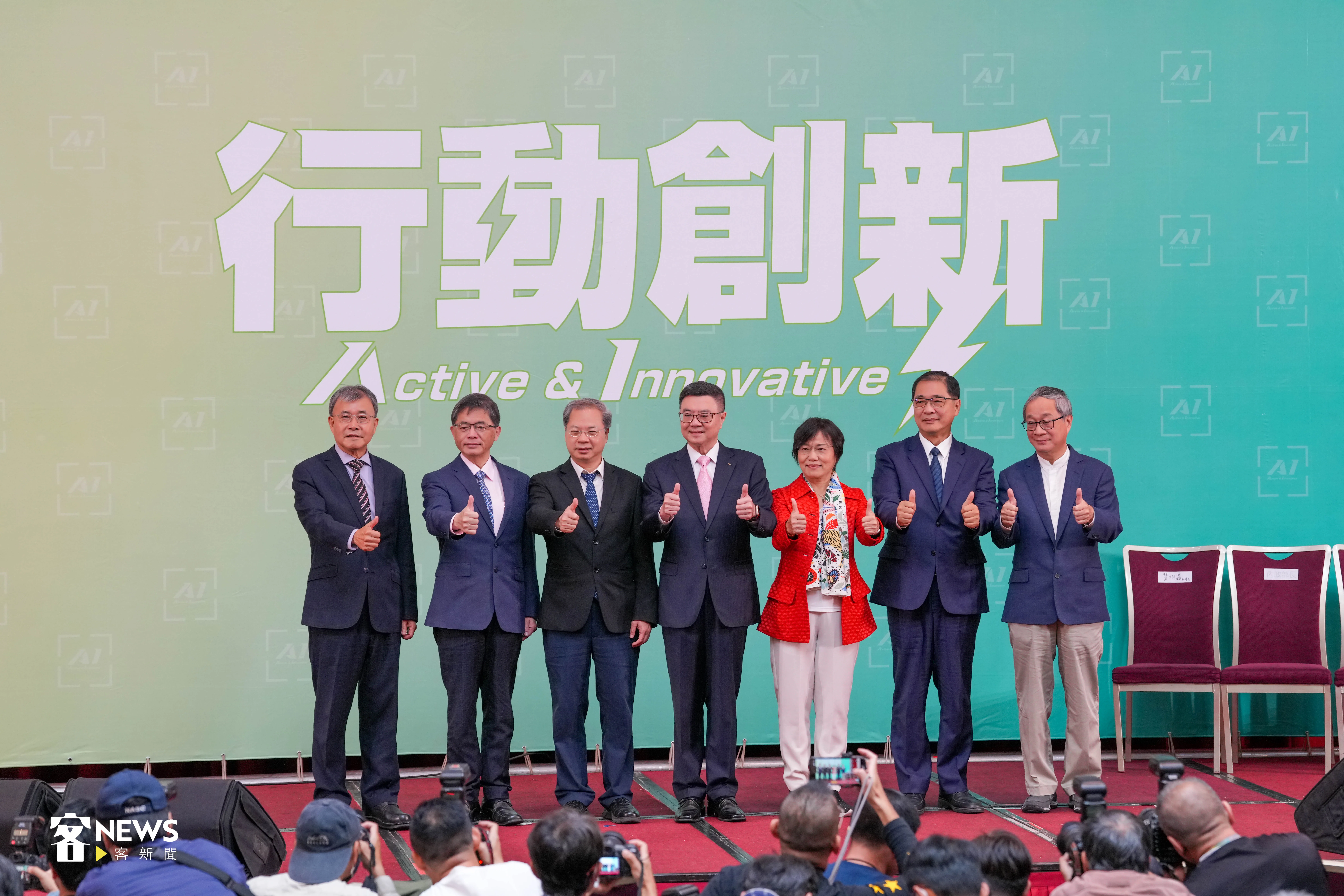 卓榮泰公布第二波內閣成員名單。宋佩遙攝