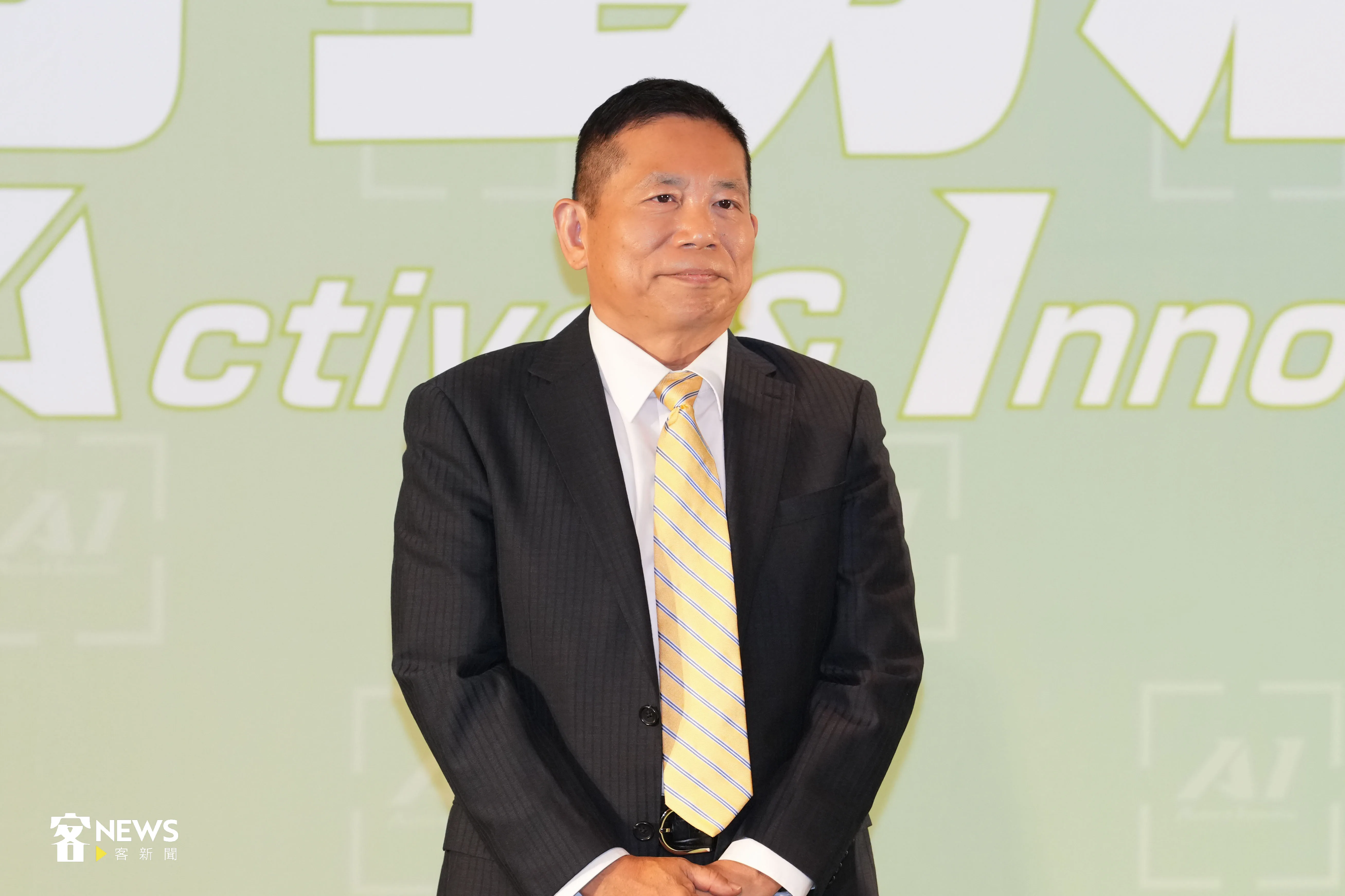 準國發會主委劉鏡清。宋佩遙攝