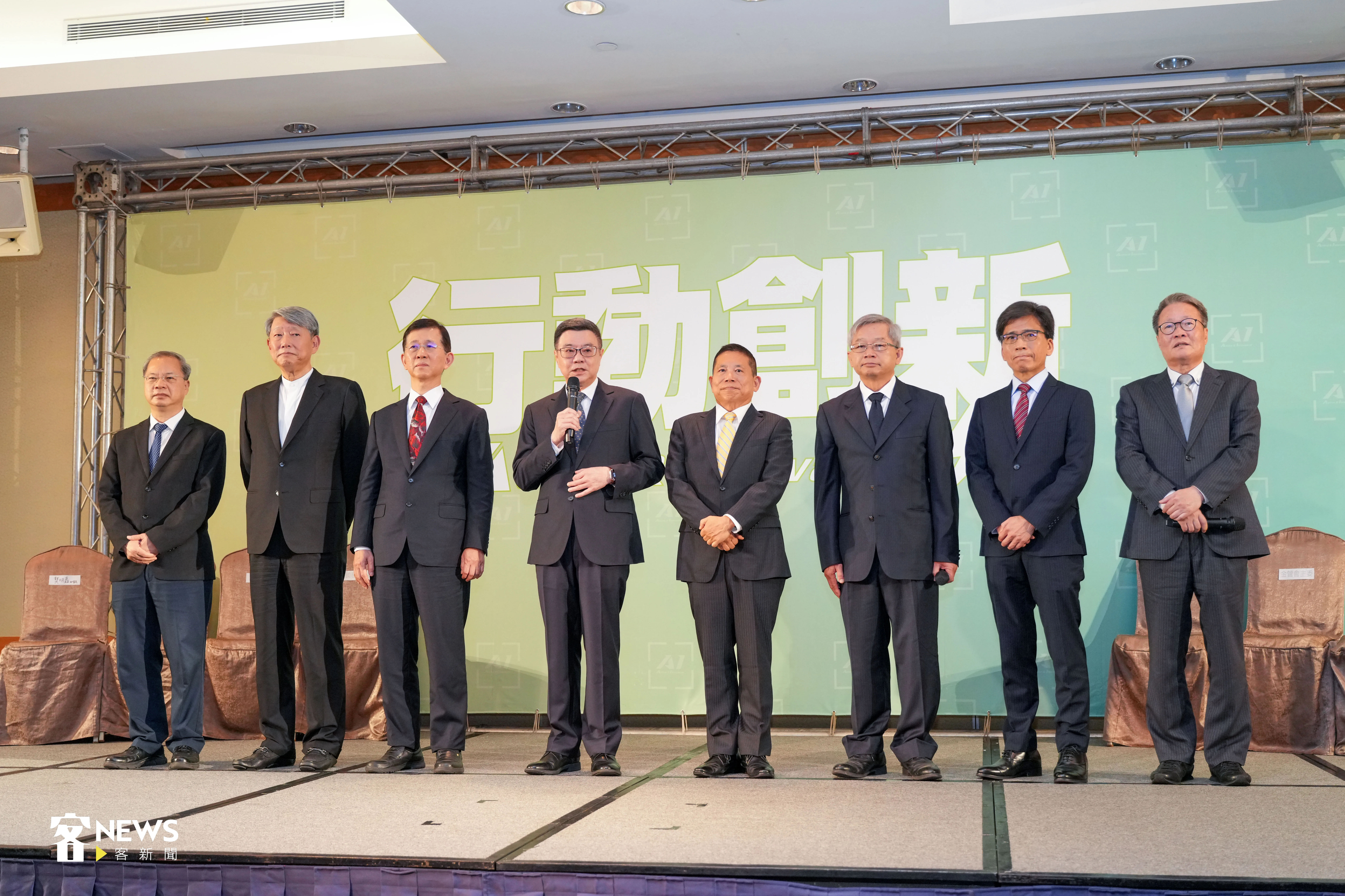準行政院長卓榮泰宣布第三波內閣人事名單，第三波內閣名單以財經科技產業為主。宋佩遙攝