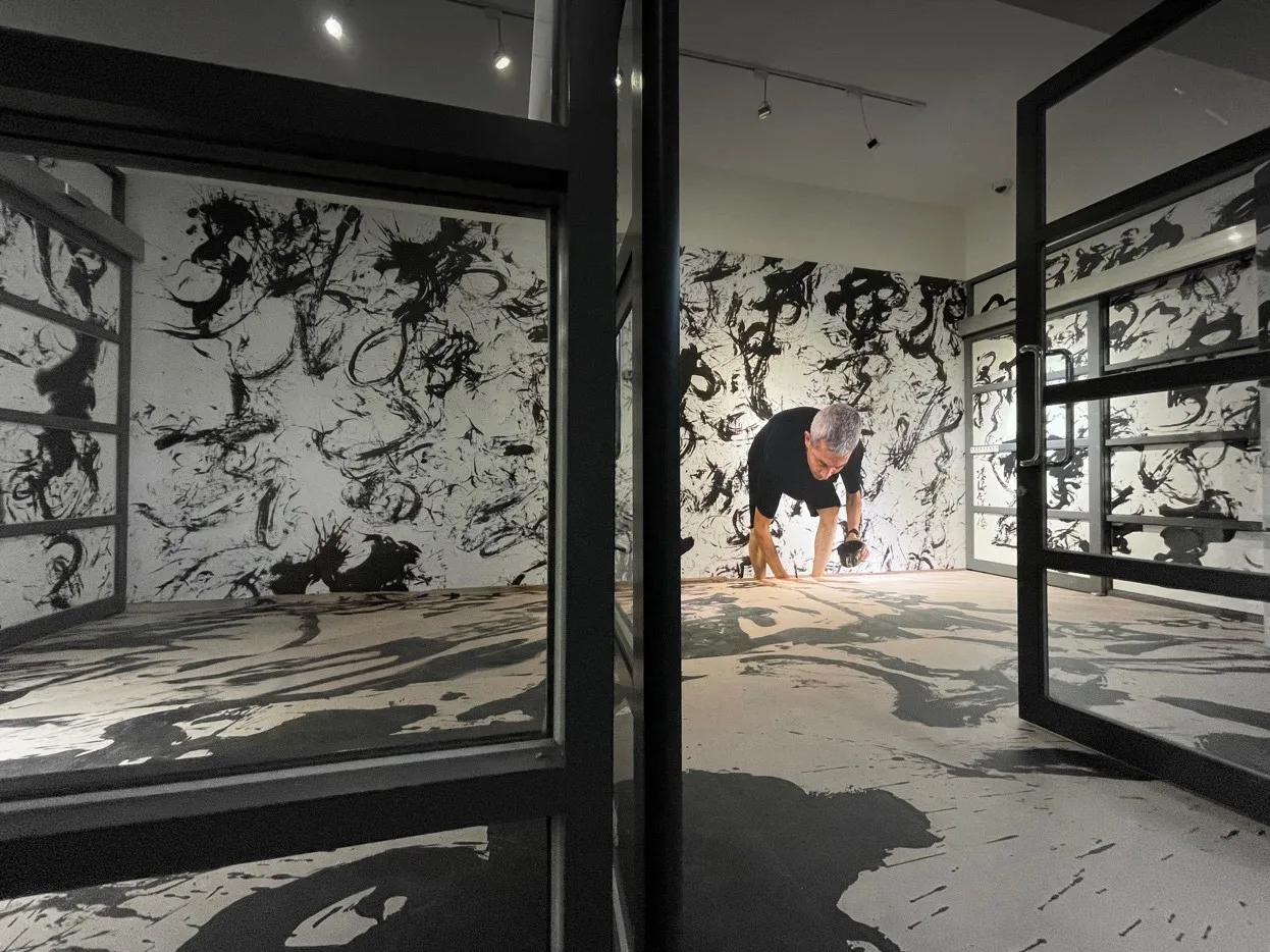 古嚴寒華:卜茲藝術蒐藏特展」展場照片。橫山書法藝術館提供