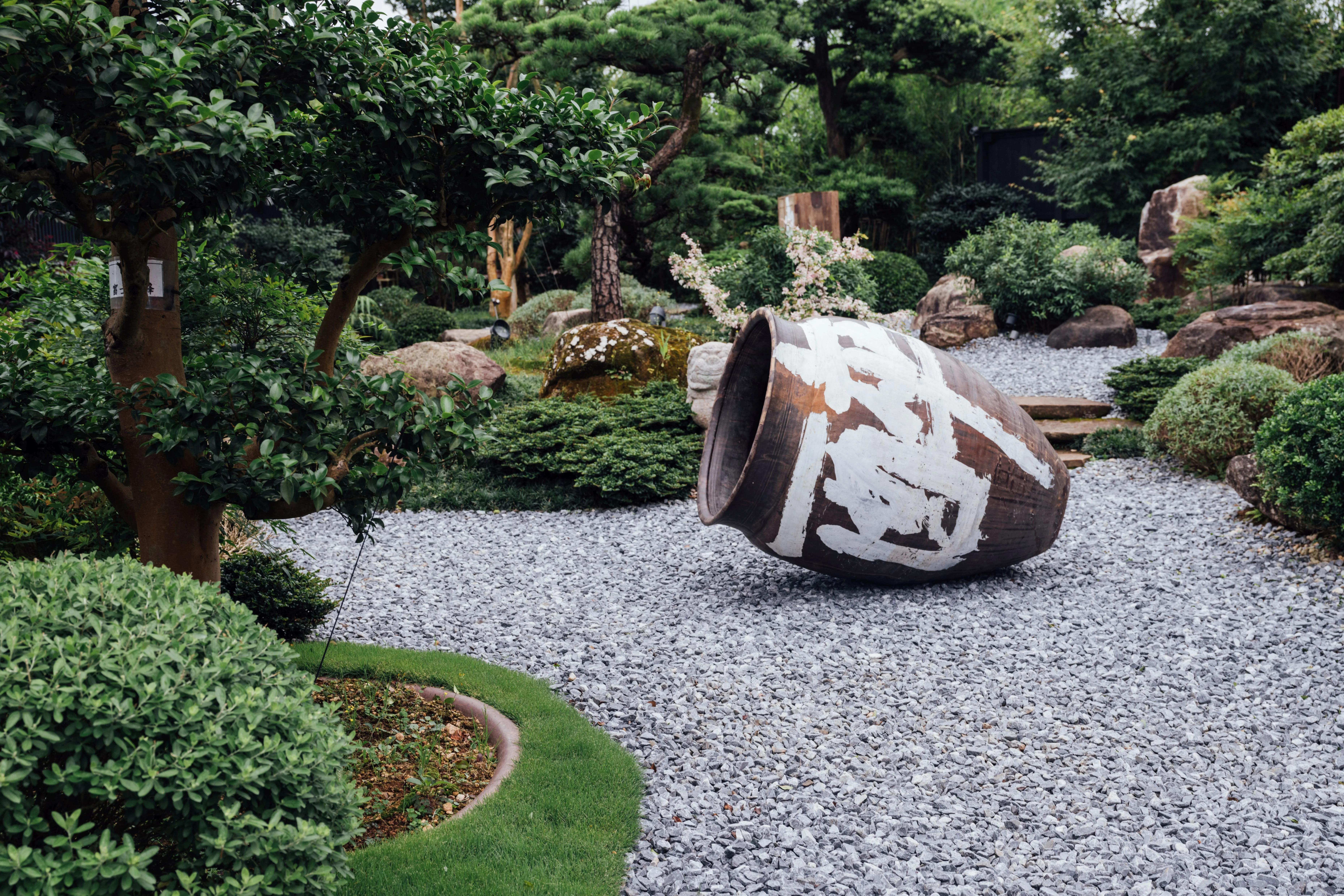 「慢行:王意淳書法展」展場照片。橫山書法藝術館提供