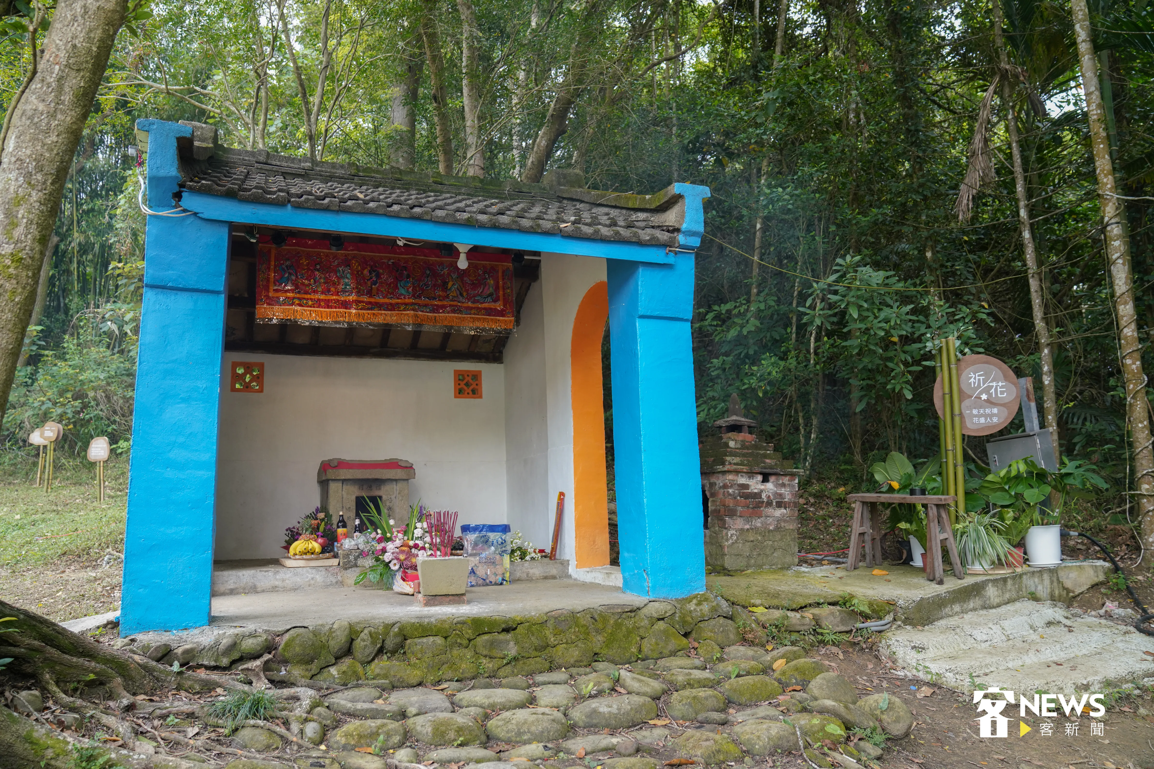 苗栗公館劉屋伯公。洪俊傑攝