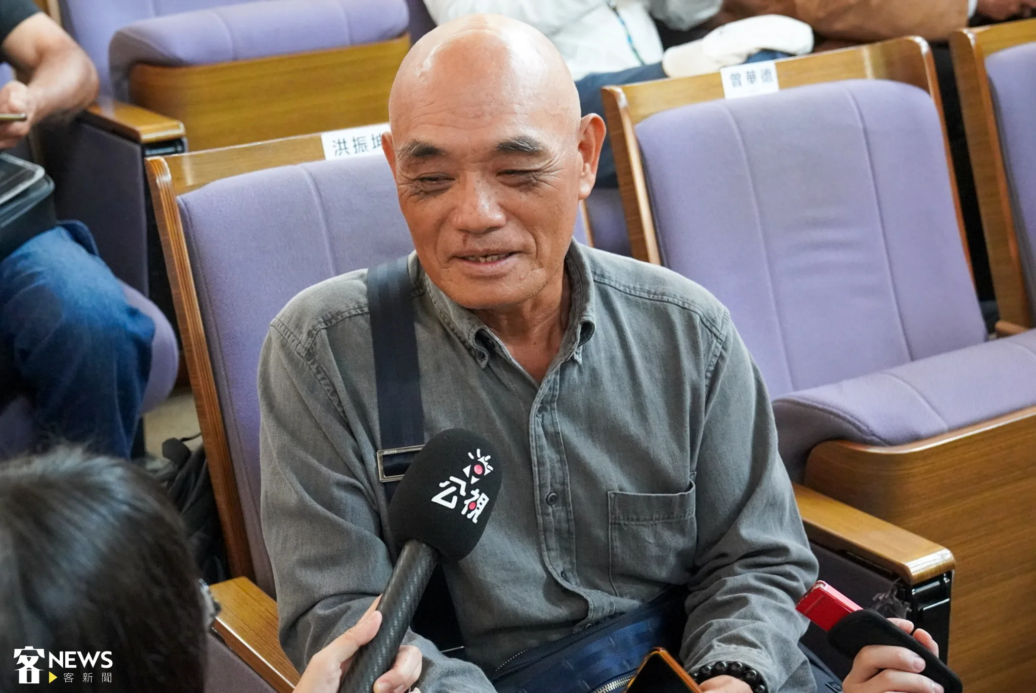 澎湖湖西鄉紅羅村閩南石滬工班代表洪振坤。蘇佑昇攝