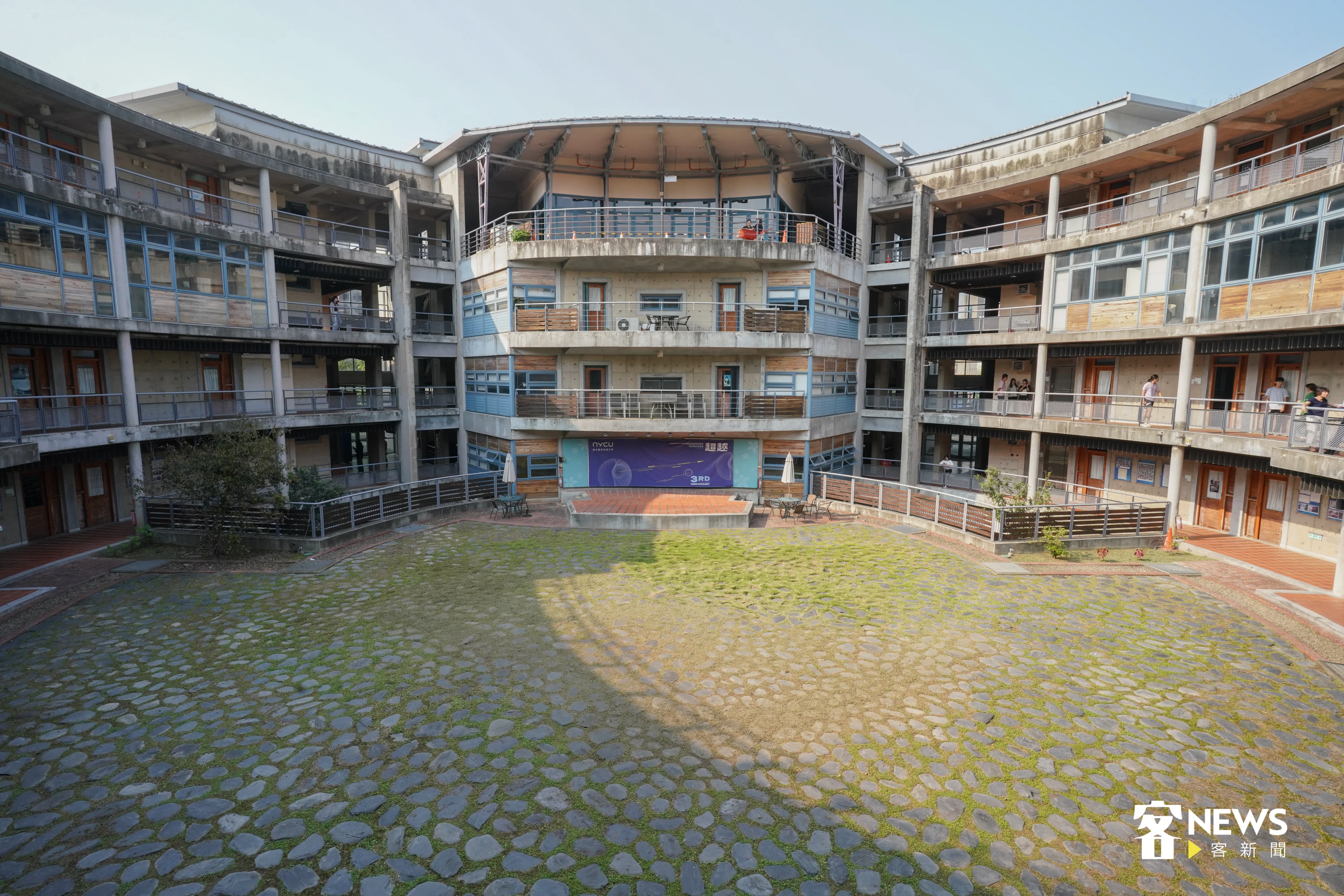 國立陽明交通大學客家文化學院。洪俊傑攝