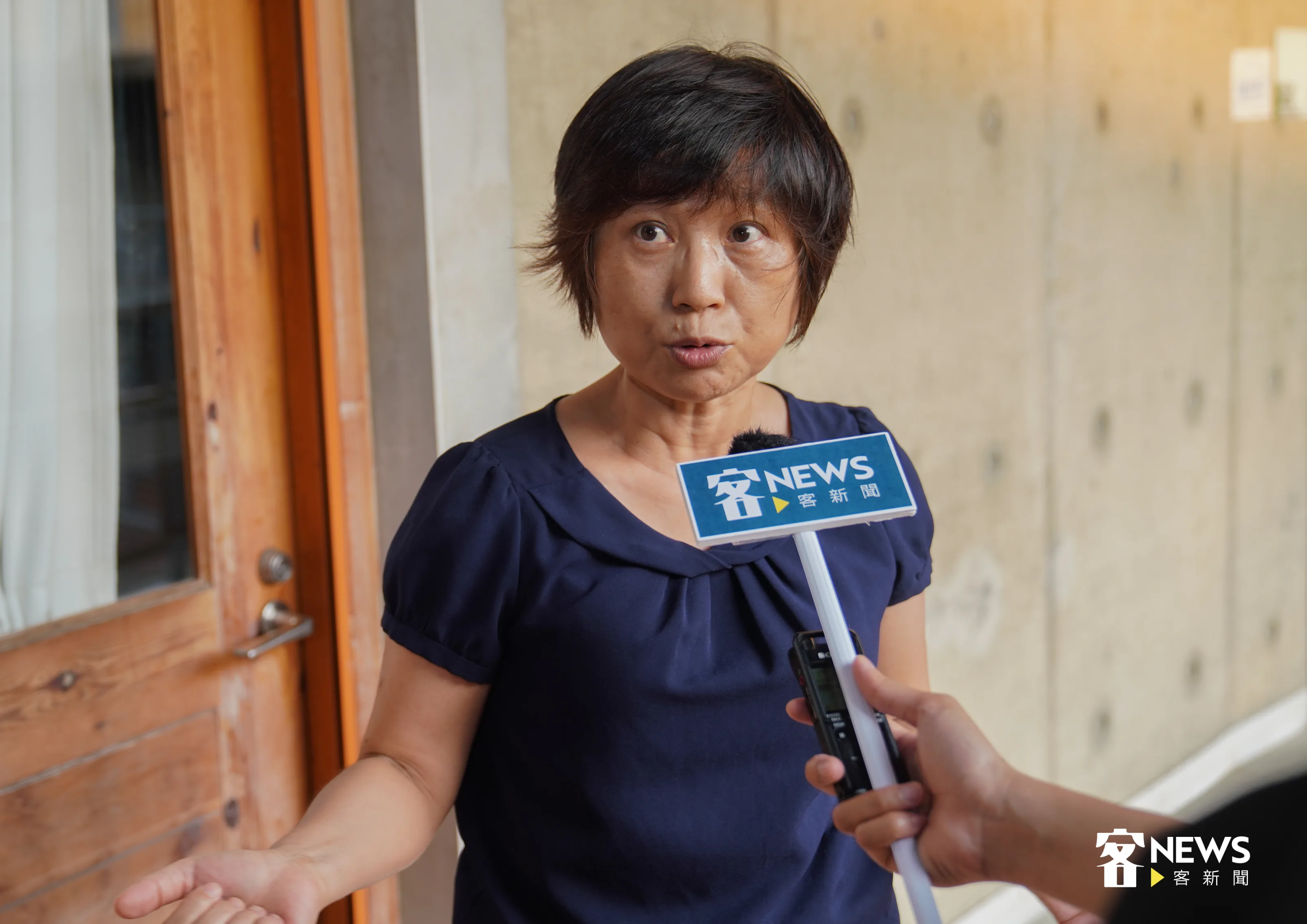 國立陽明交通大學人社系副教授林秀幸痛批,在校地裡興建商辦大樓,是負面的高教示範。洪俊傑攝