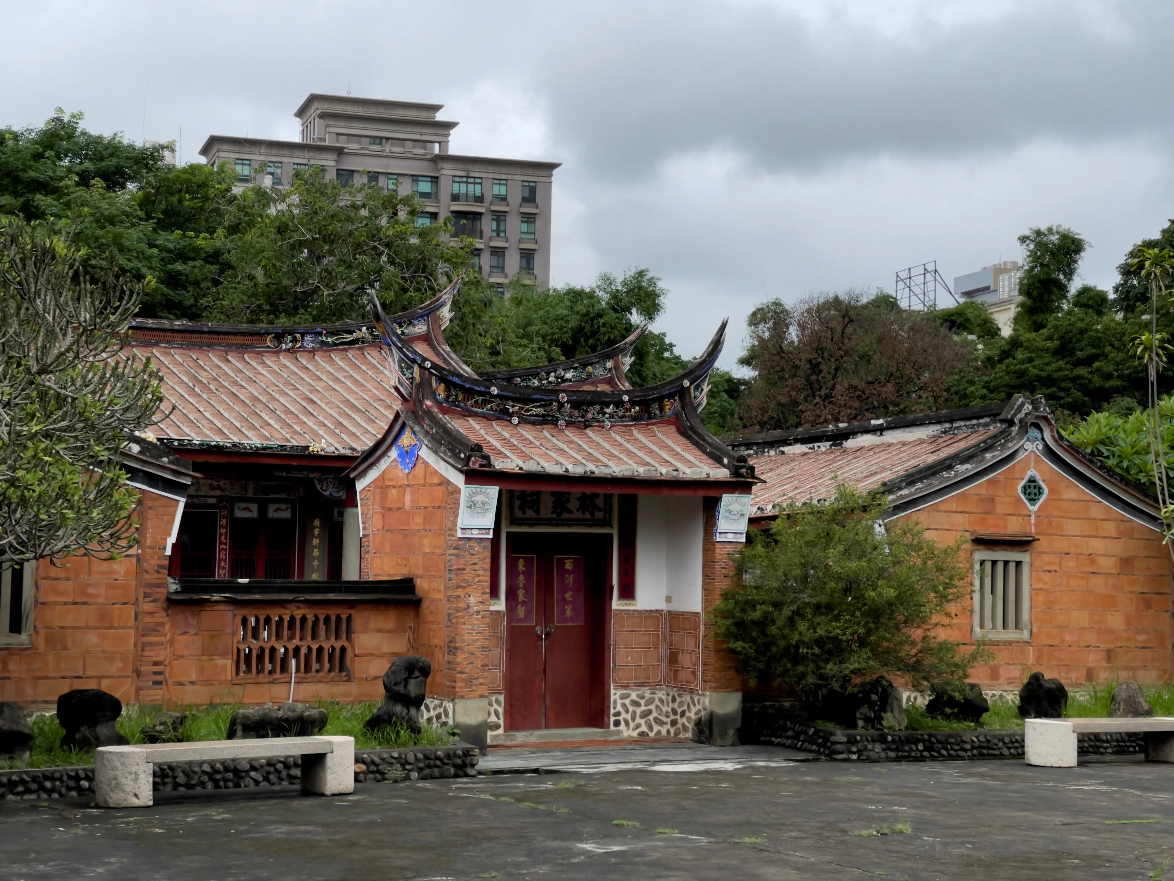 六堆老屋群代表之一的伙房-林家祠。莊勝鴻攝(資料照)