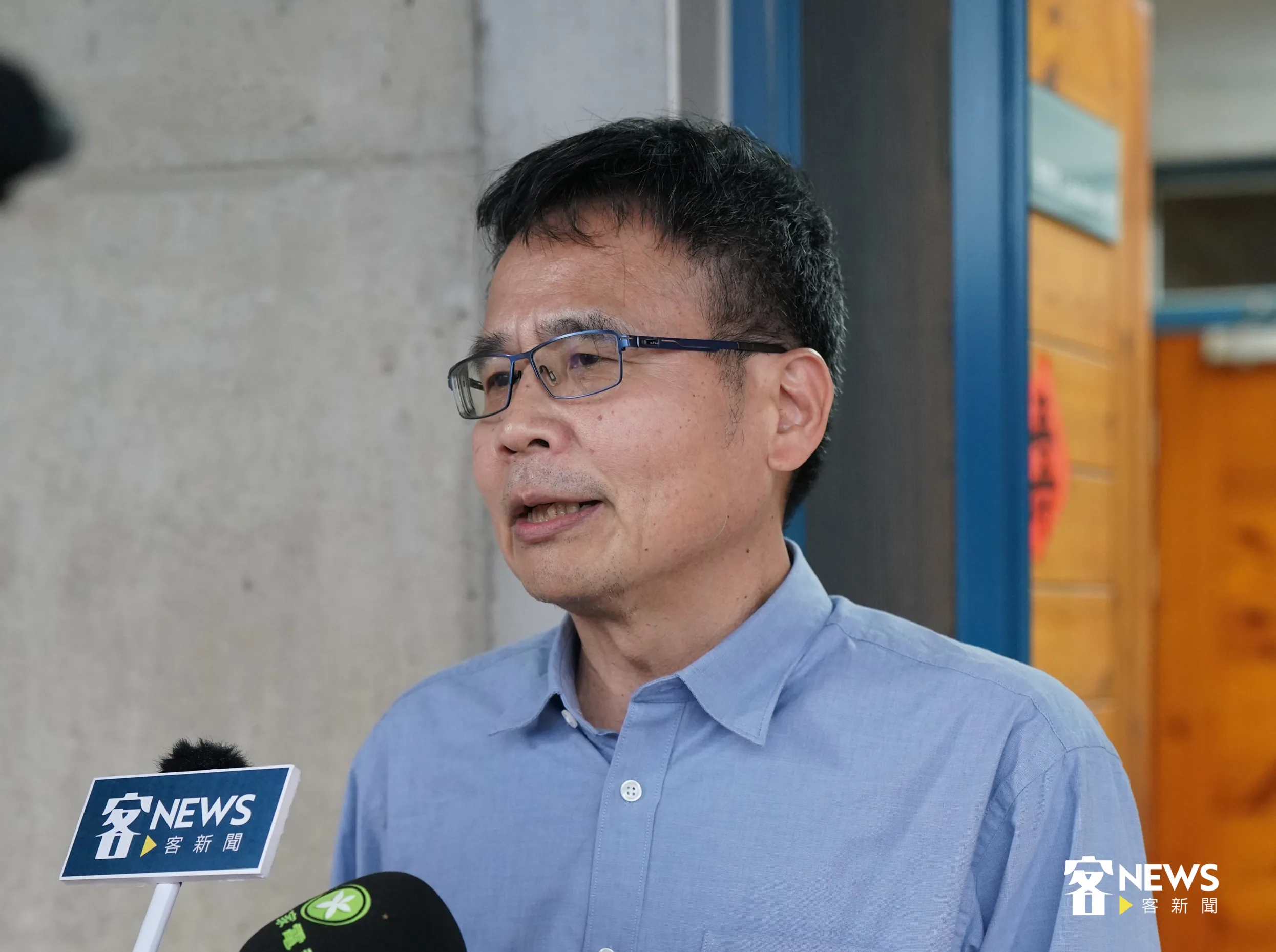國立陽明交通大學人社系副教授羅烈師表示，老屋群是陽明交大的珍珠，非常寶貴。洪俊傑攝