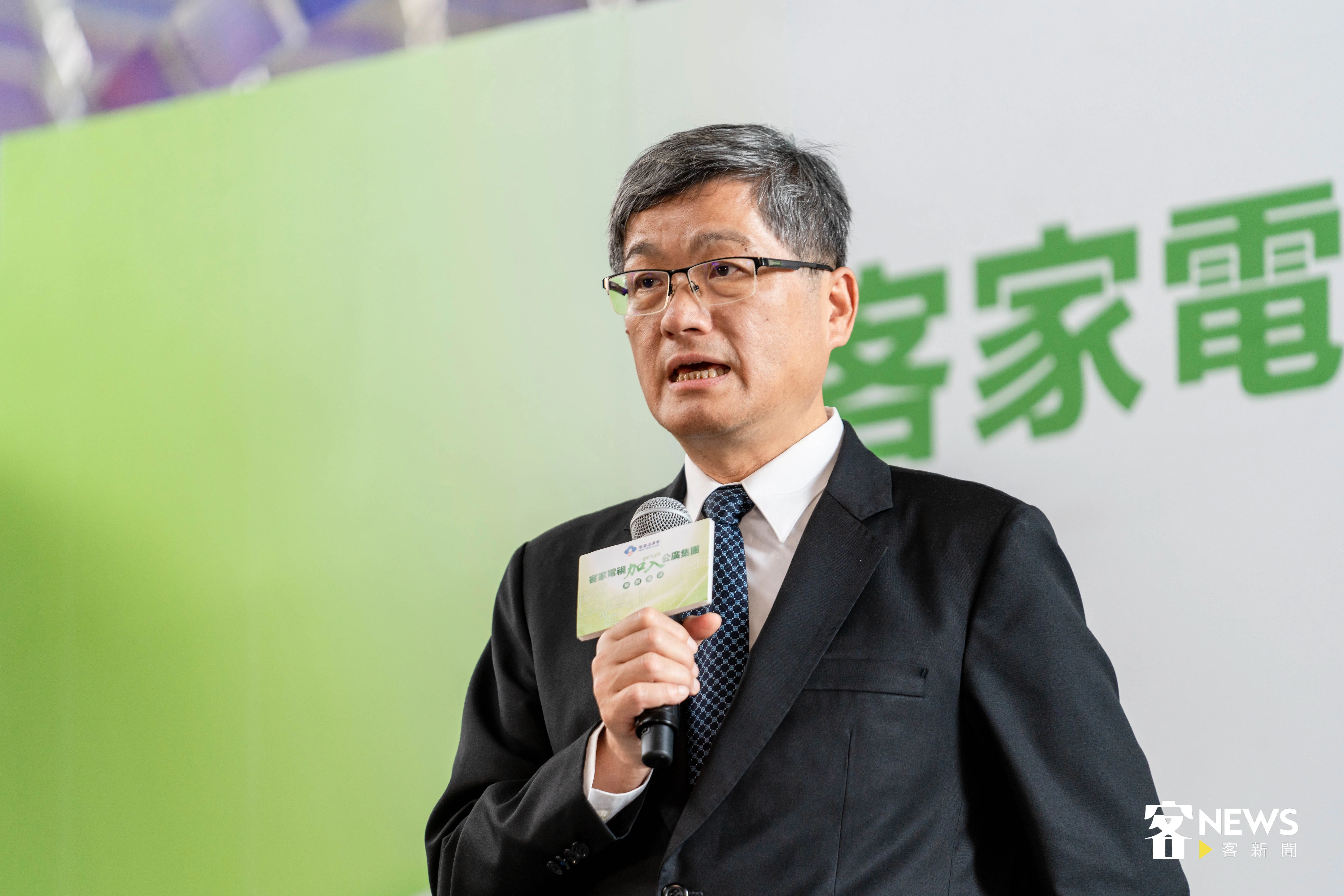 客家委員會主委楊長鎮提到客台未來能夠有愈來愈多作品，讓更多人看見客家的美好。范修語攝