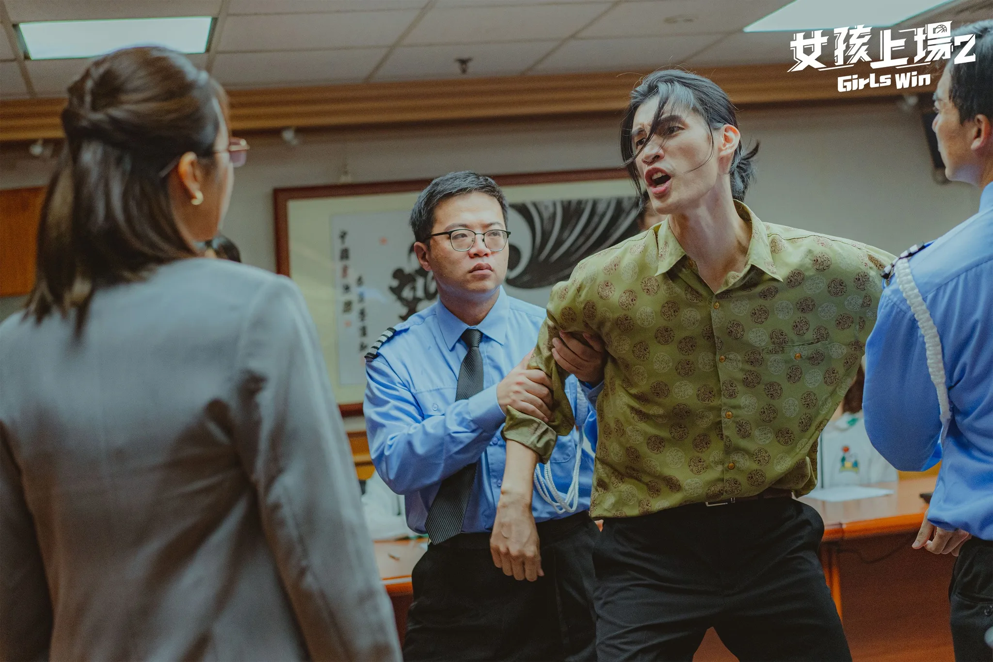 羅宏正在《女孩上場2》中飾演食品公司少東。取自「女孩上場 Girls Win」臉書粉絲專頁