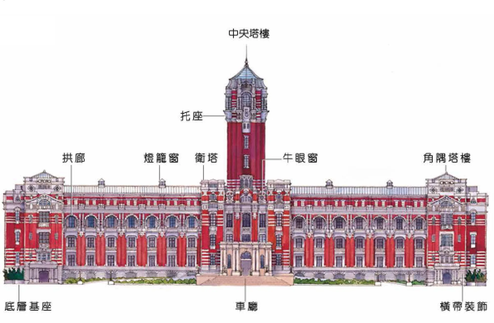 總統府設計圖。翻攝總統府官網