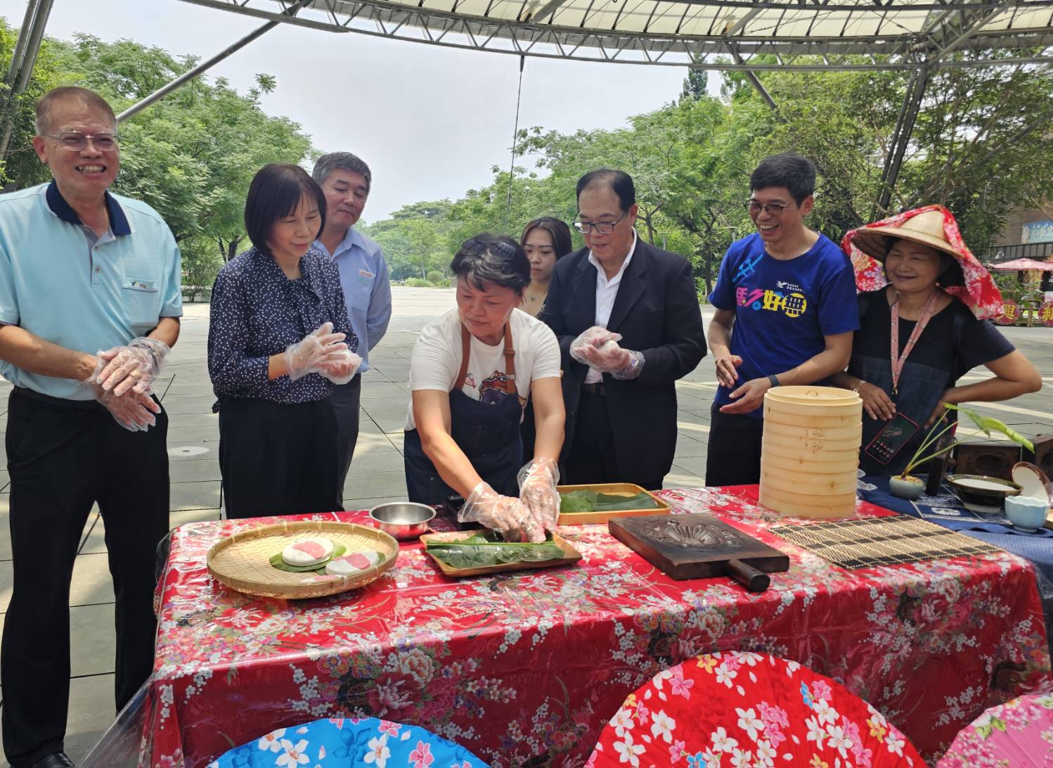 六堆客家米食體驗，手作體驗客家米食。客發中心提供