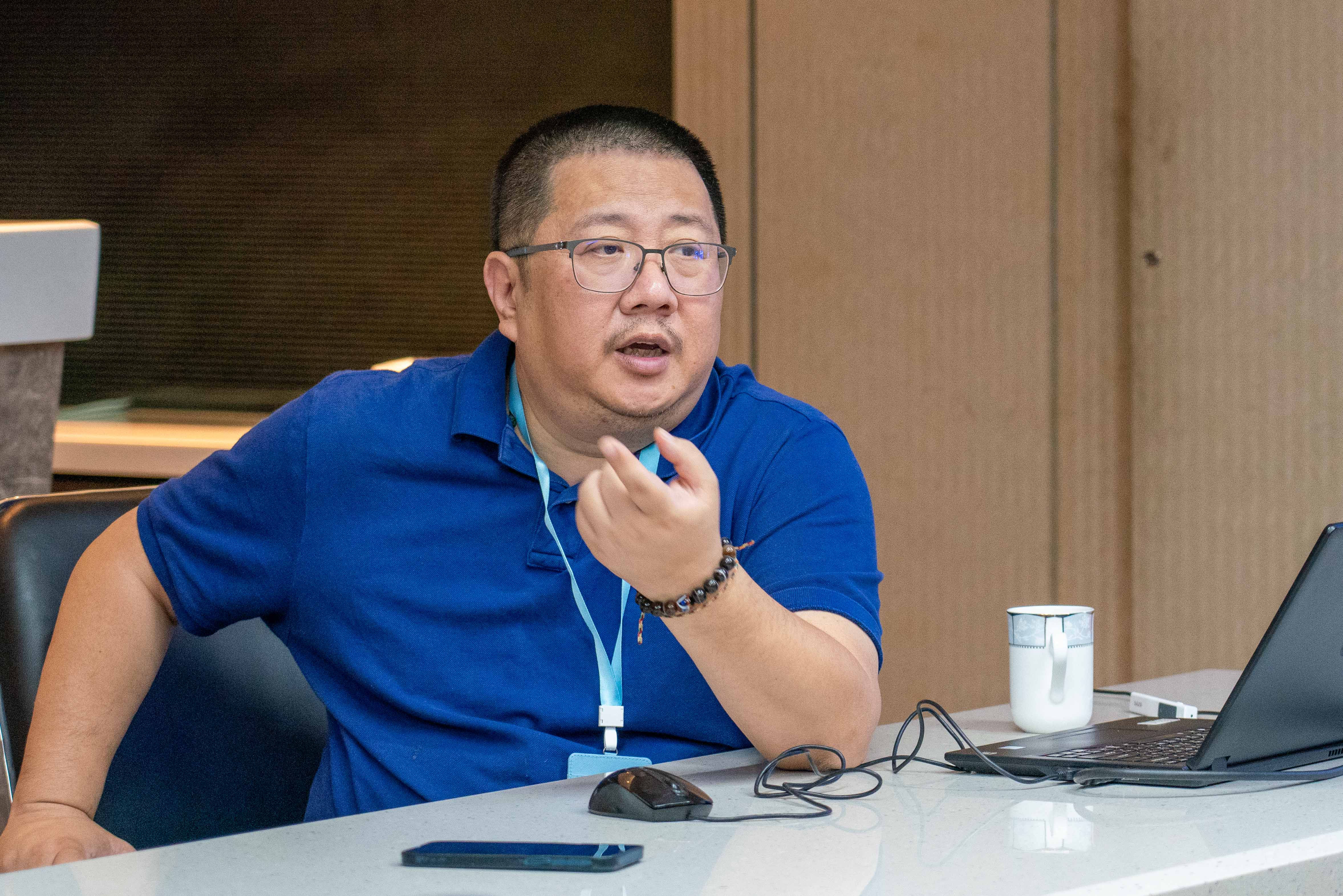 傳播學者杜聖聰認為，「聲音內容產業」為現今銳不可擋的趨勢。李台源攝