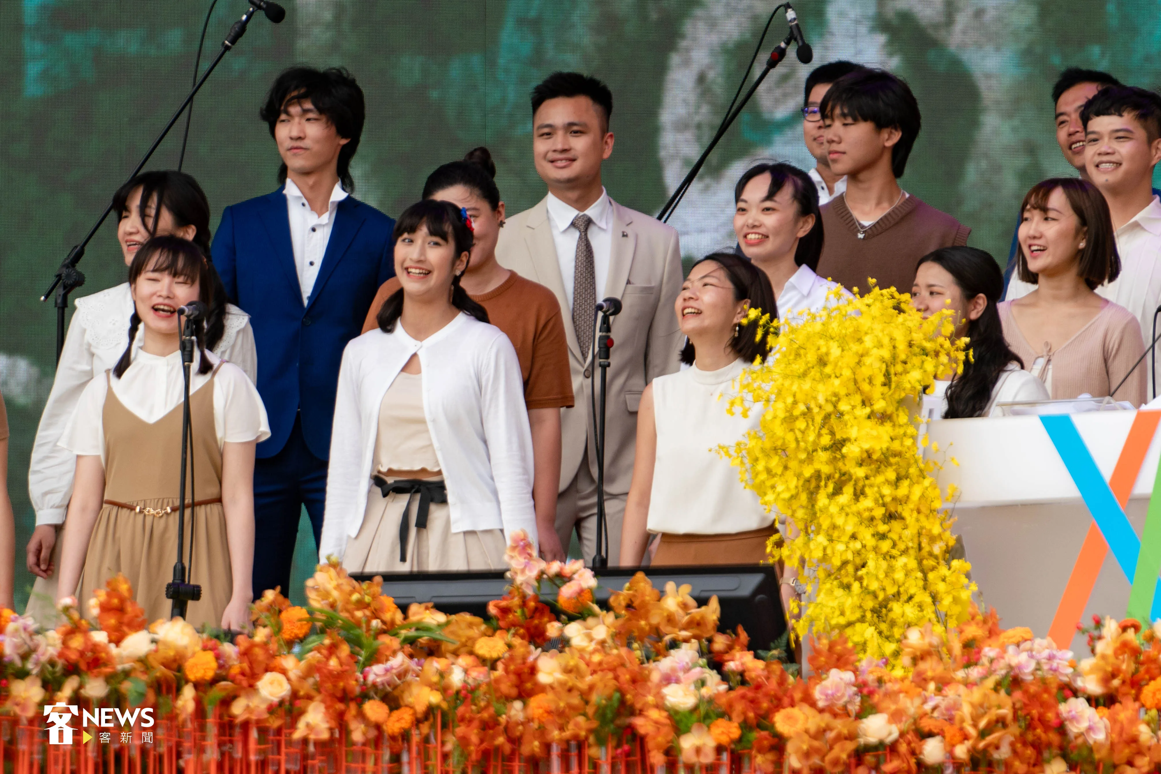 《經典傳頌 延聲台灣》由台灣節慶合唱團帶來演出。范修語攝