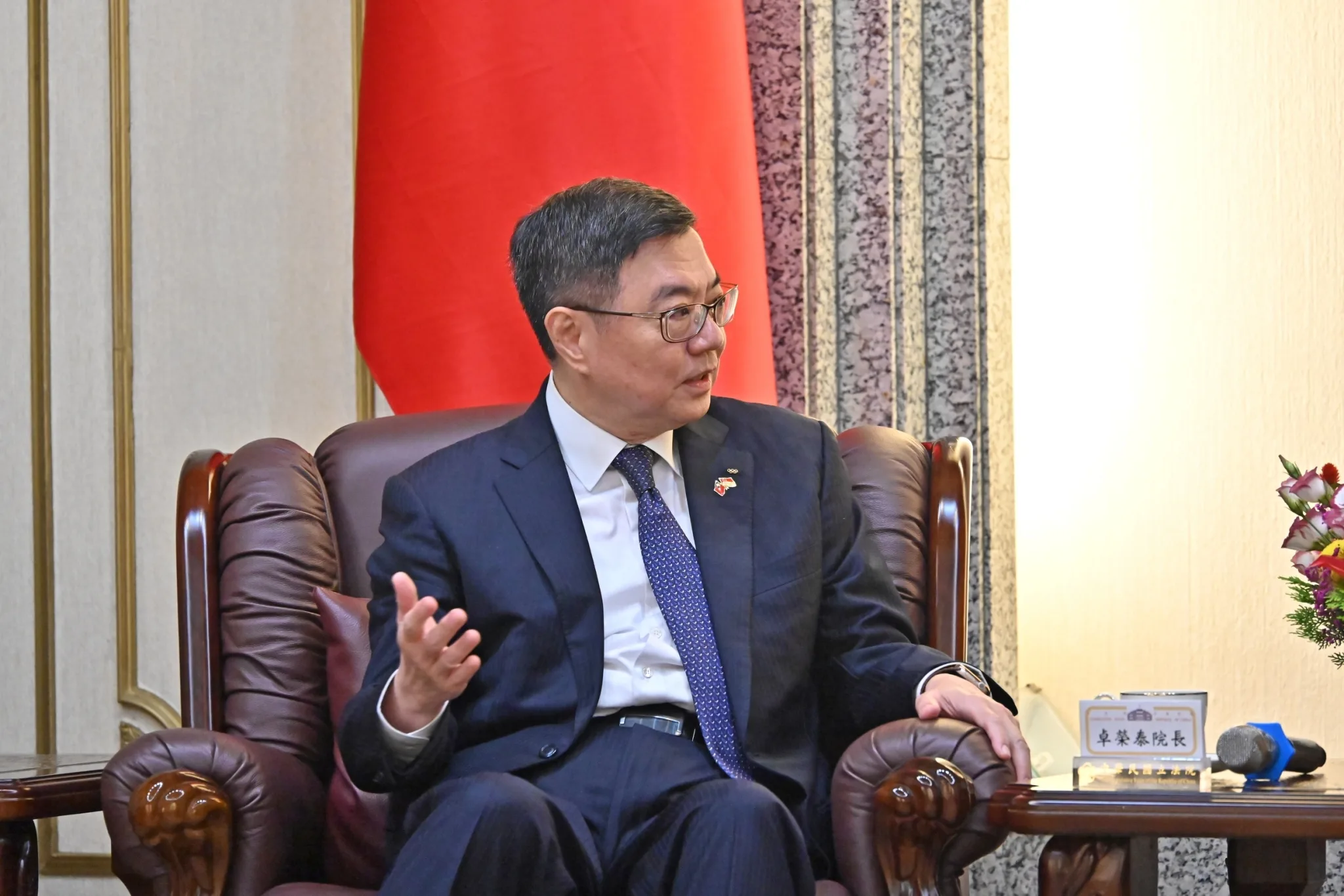 行政院長卓榮泰。行政院提供