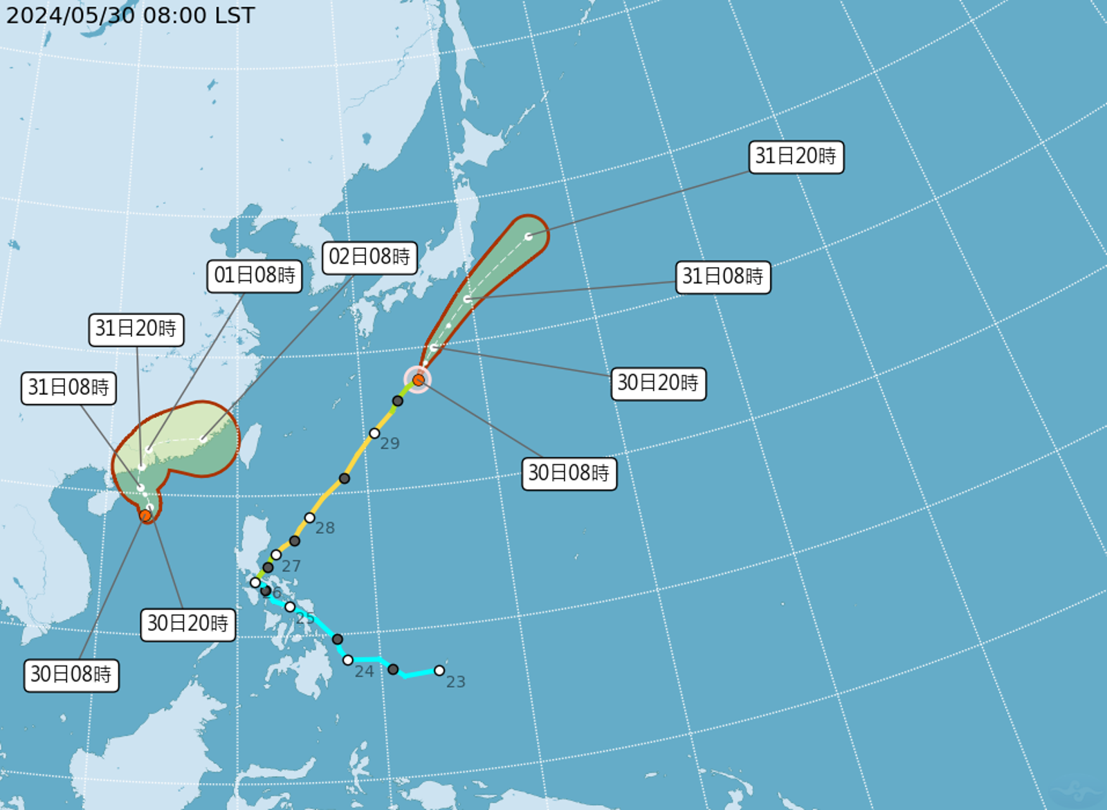 颱風注意！又有熱帶性低氣壓　最快明天生成「馬力斯」