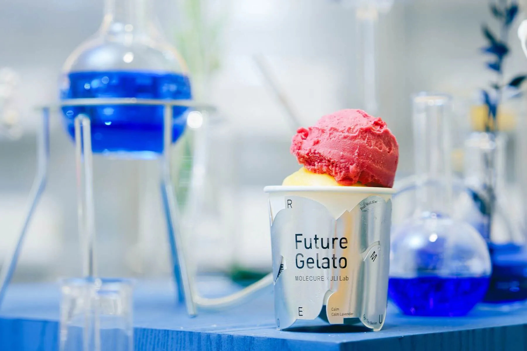 「分子藥局NORTH HUB」推出無麩質、無蛋奶的「Future Vegan Gelato未來冰淇淋」。翻攝自分子藥局官網