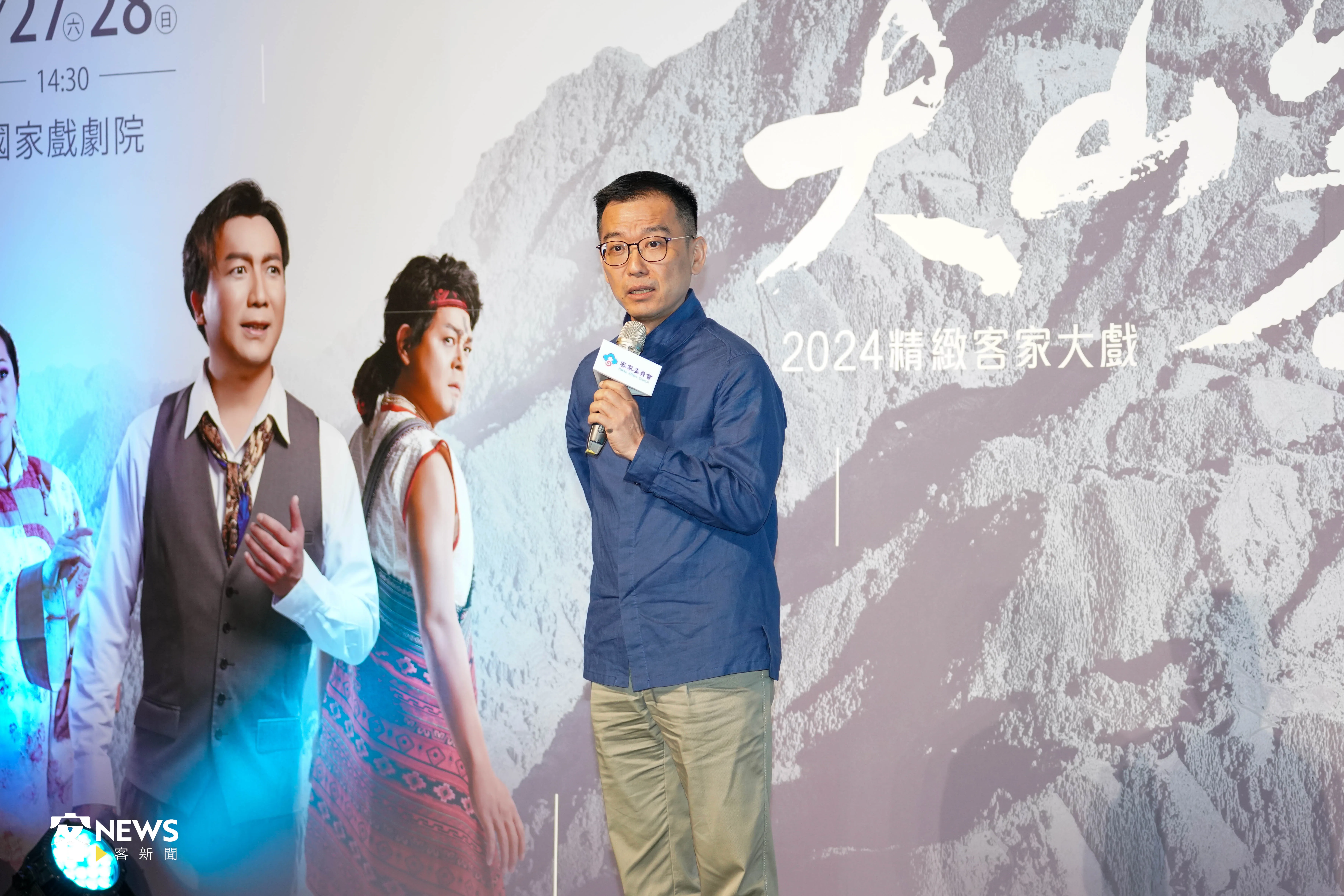 《大山客》戲劇顧問徐亞湘教授。宋佩遙攝