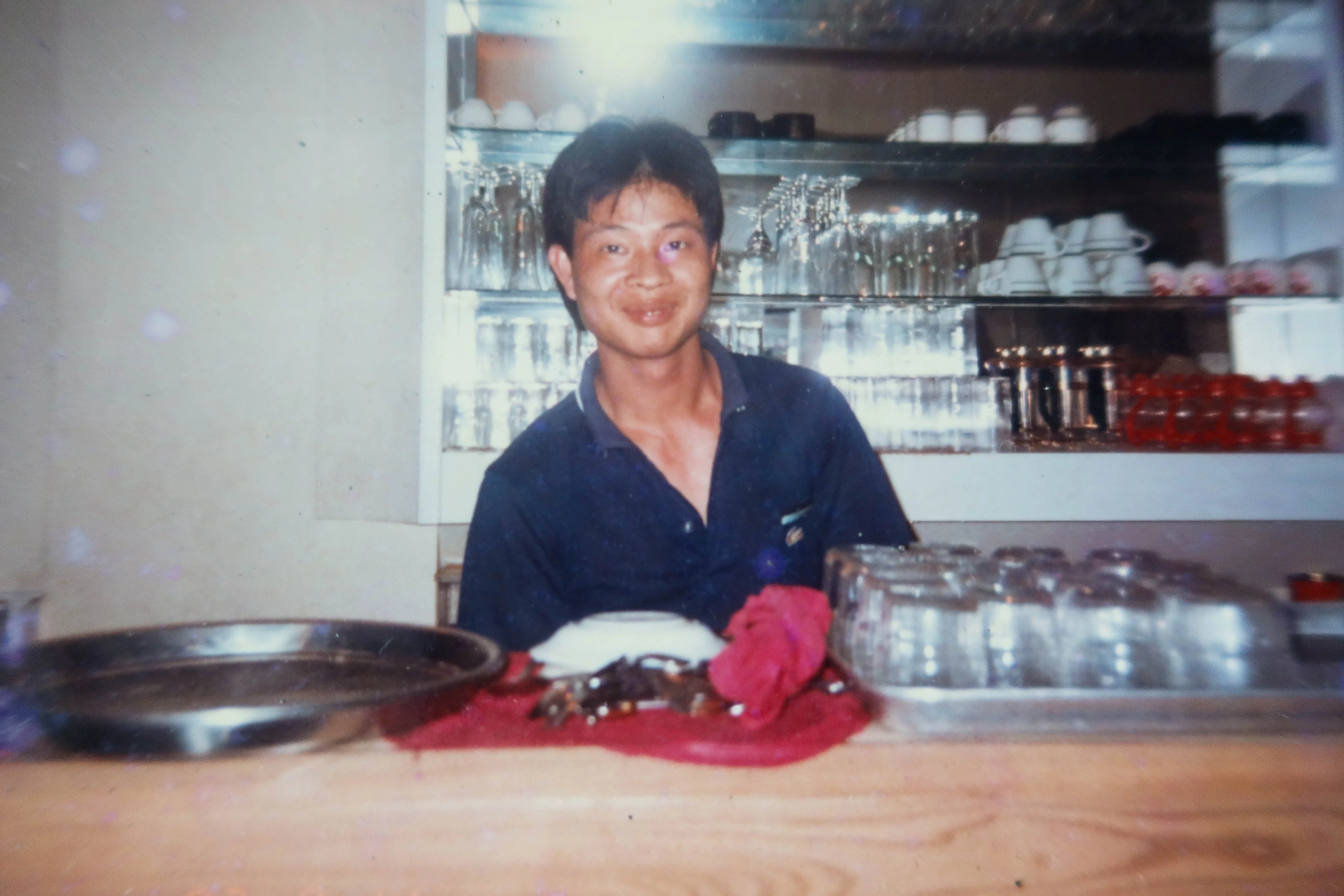 陳水木年少時當過調酒師。陳水木提供
