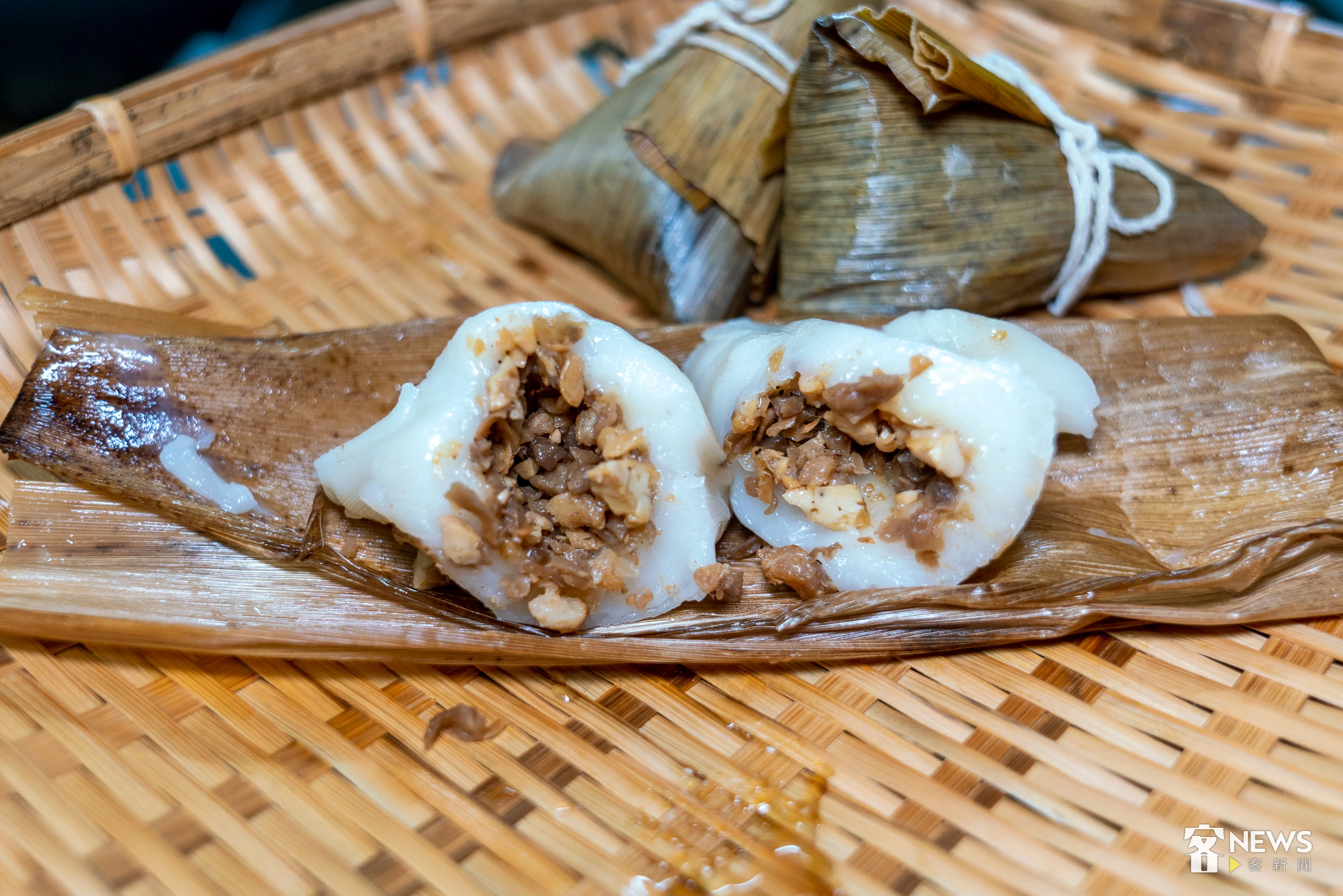 粄粽是最富客家特色的粽子。朱愷元攝