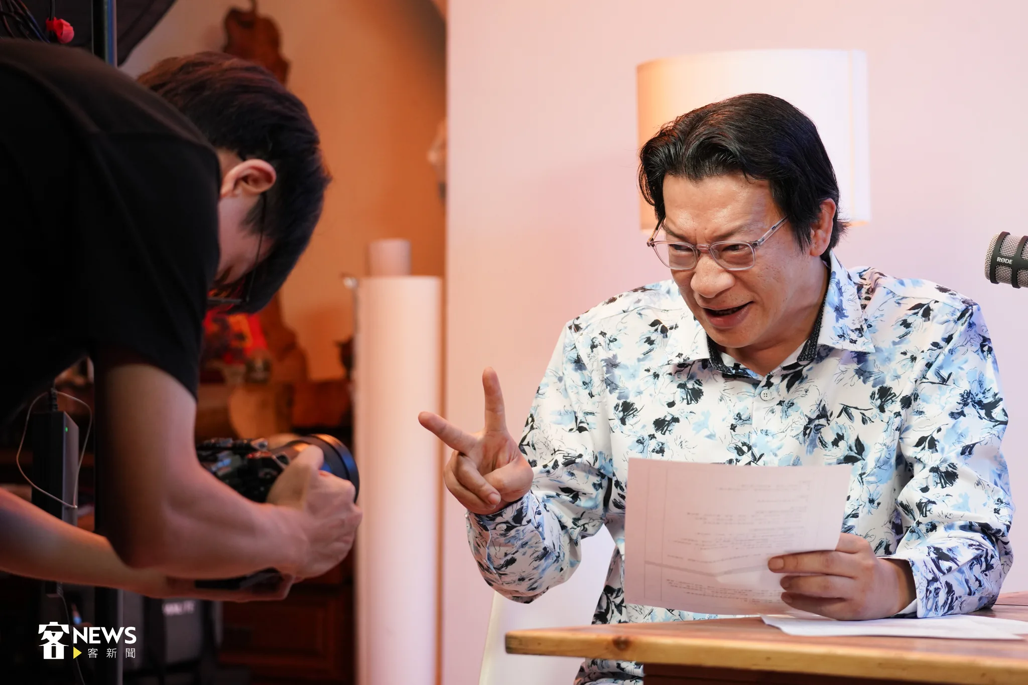 徐展元是高雄美濃人,也曾在球賽轉播中使用母語,讓更多人聽見客家話的聲音。宋佩遙攝