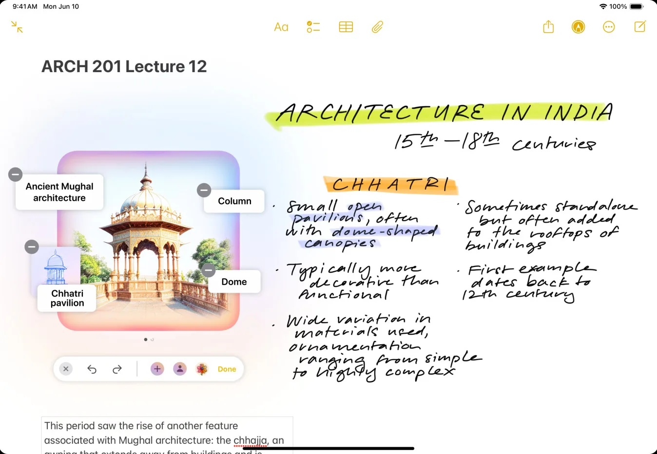 Apple Intelligence 將粗略的草圖轉換為相關圖像，來補充筆記。並根據提供的描述製作自訂記憶電影。Apple提供