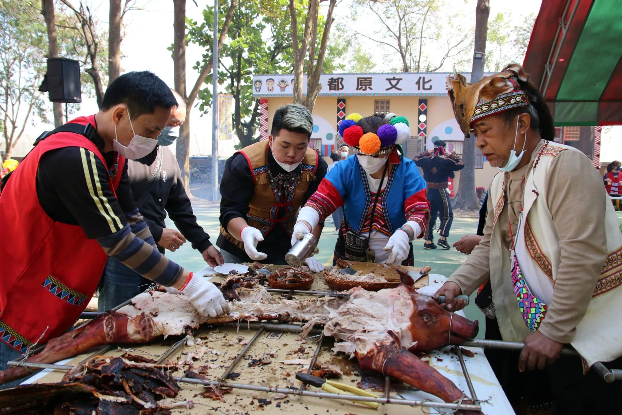 嘉義縣水上鄉的都民文化聚會所舉辦傳統慶典（資料照）。翻攝自「嘉義縣原住民族發展協會－都原文化聚會所」臉書