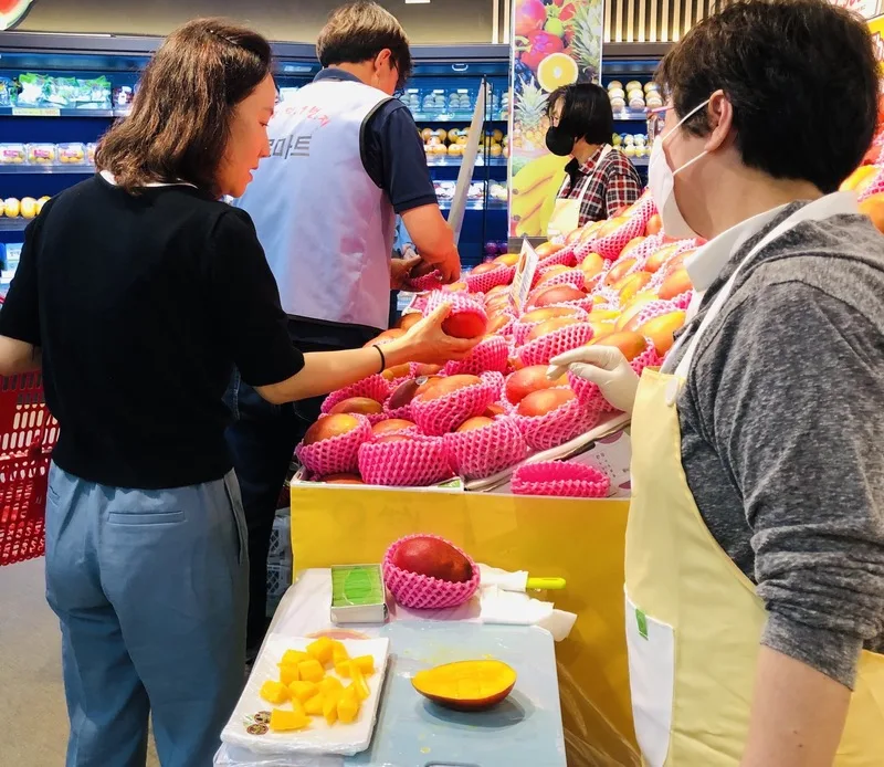 首爾國際食品展登場　南市府設館行銷、芒果吸睛